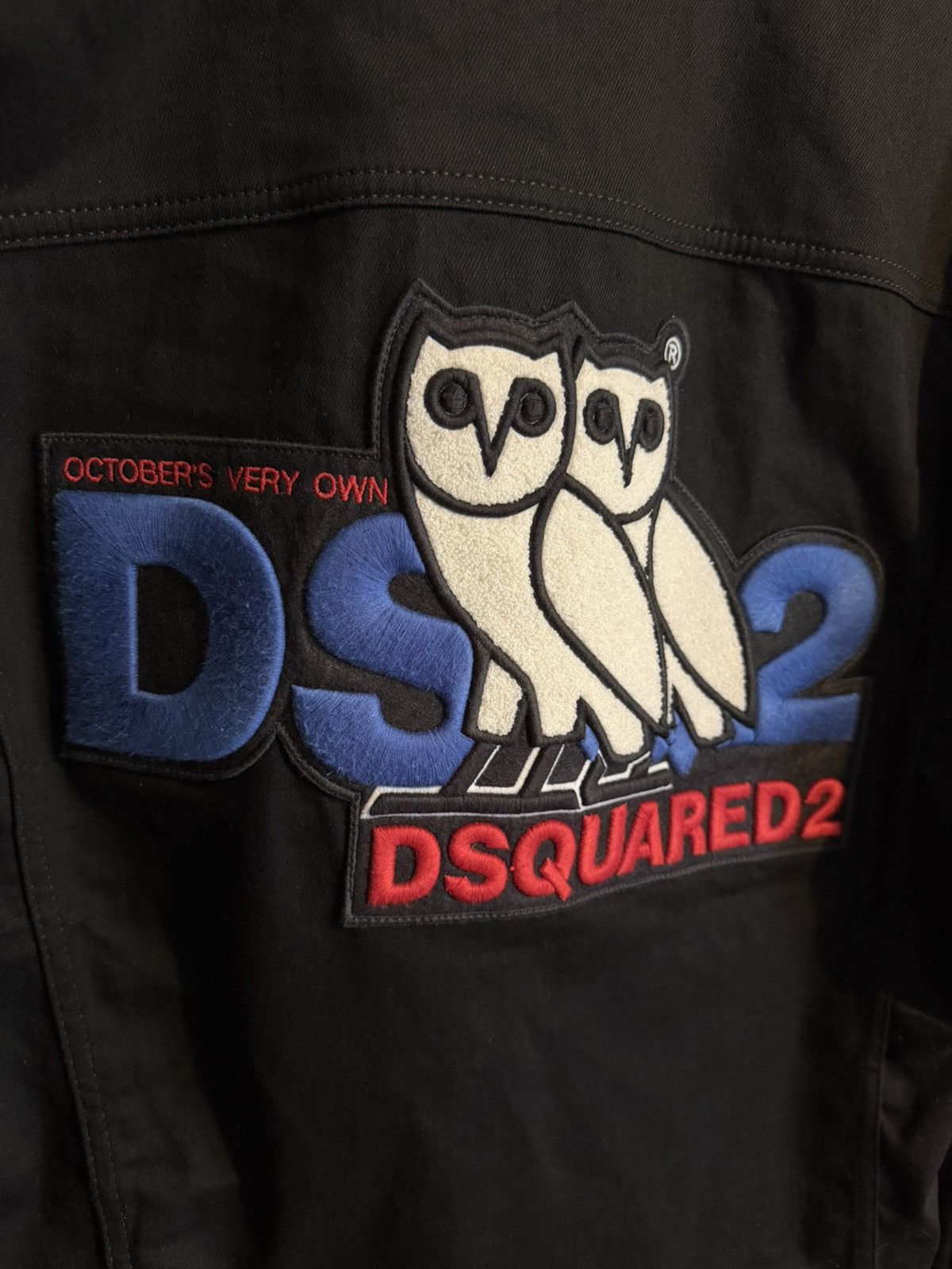 Dsquared2 Dsquared2 x October’s Very Own New Black Jean Jacket Size US S / EU 44-46 / 1 - 8 Thumbnail