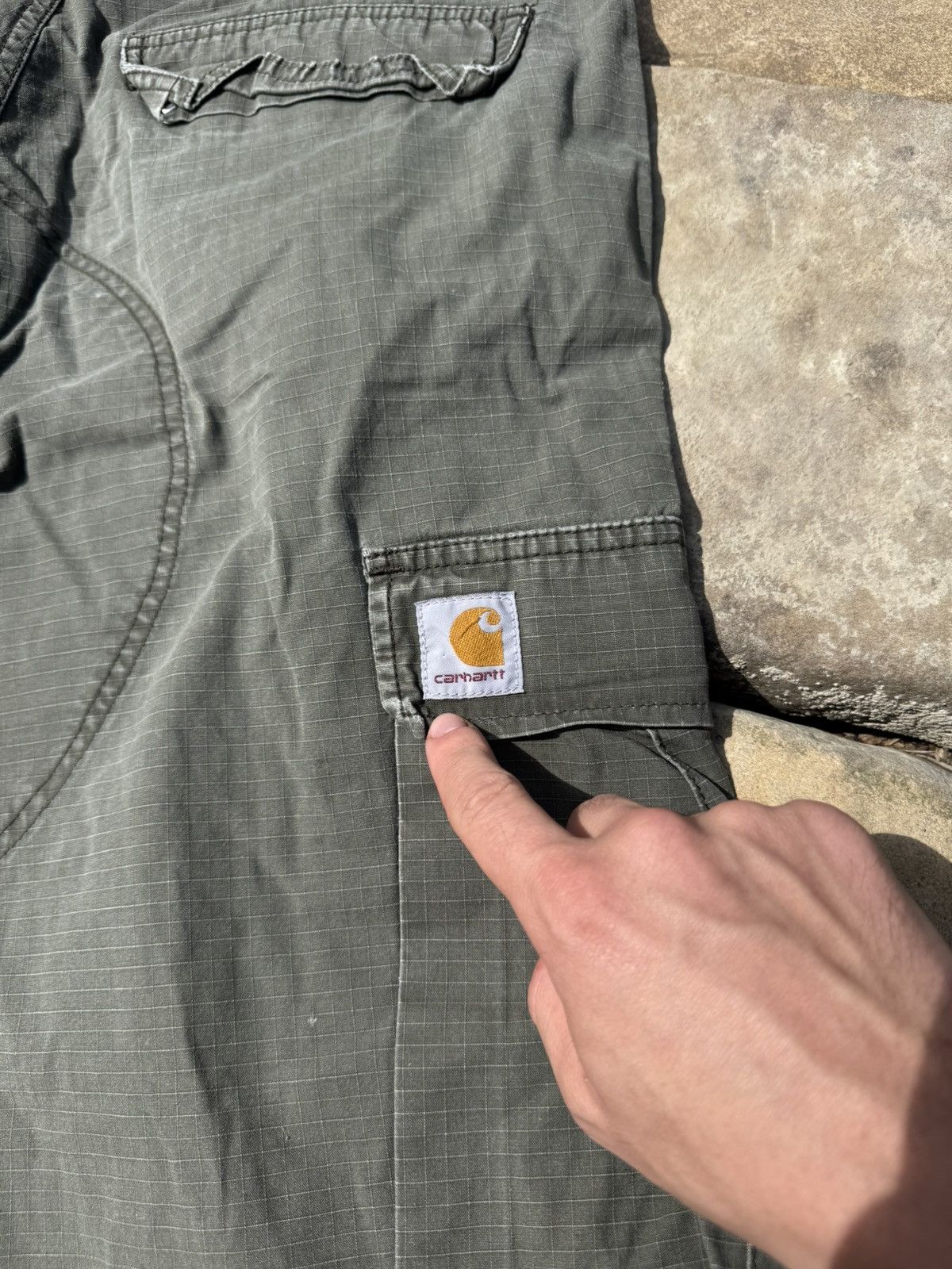 Carhartt Vintage Carhartt Distressed Cargo Pants Size US 36 / EU 52 - 4 Thumbnail