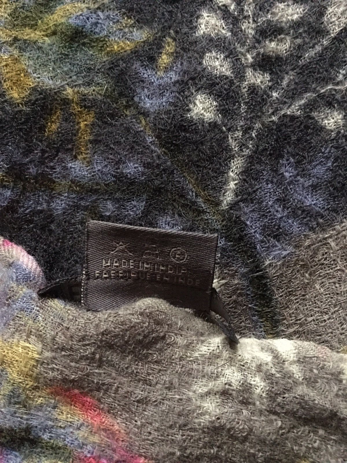COPENHAGEN STUDIOS EPICE Paris Copenhagen Floral Wool Large Scarf Shawl Size ONE SIZE - 7 Thumbnail