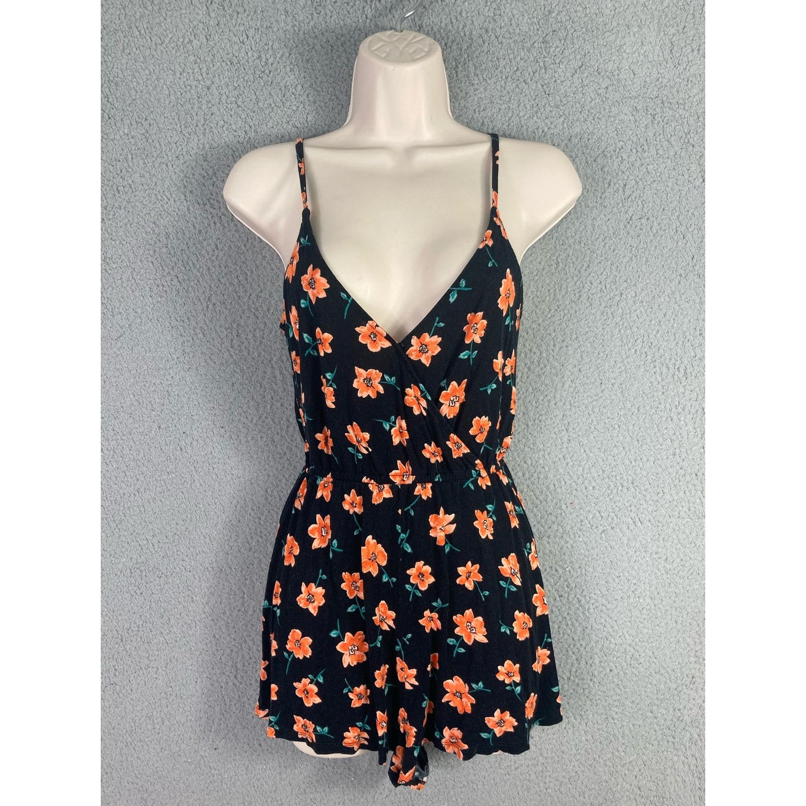 H&M H&M Women's Sleeveless Top Orange Black Size 2 Casual Size XS / US 0-2 / IT 36-38 - 2 Thumbnail