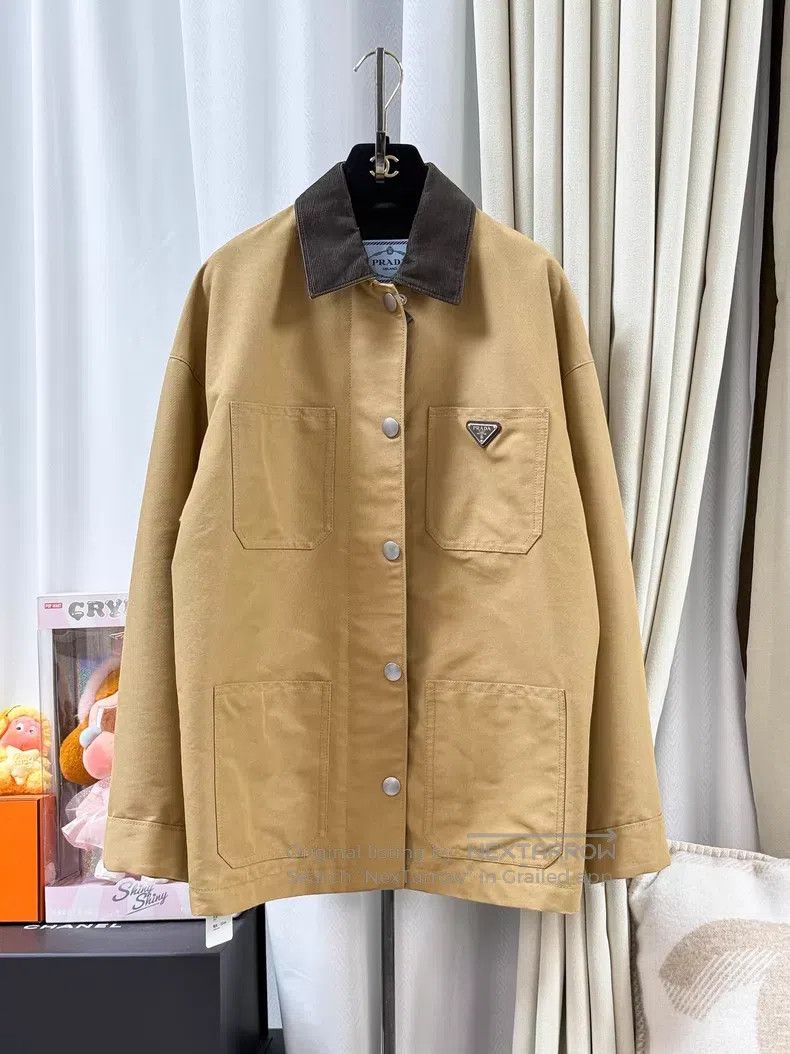 Prada Prada Lapel long-sleeved jacket Size XXS / US 00 / IT 34 - 1 Thumbnail