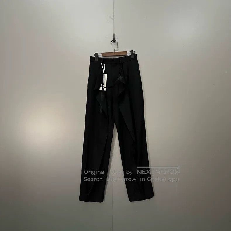 Givenchy Givenchy Size44 Black Patchwork Belted Trousers Size 44 Size US 31 - 1 Thumbnail