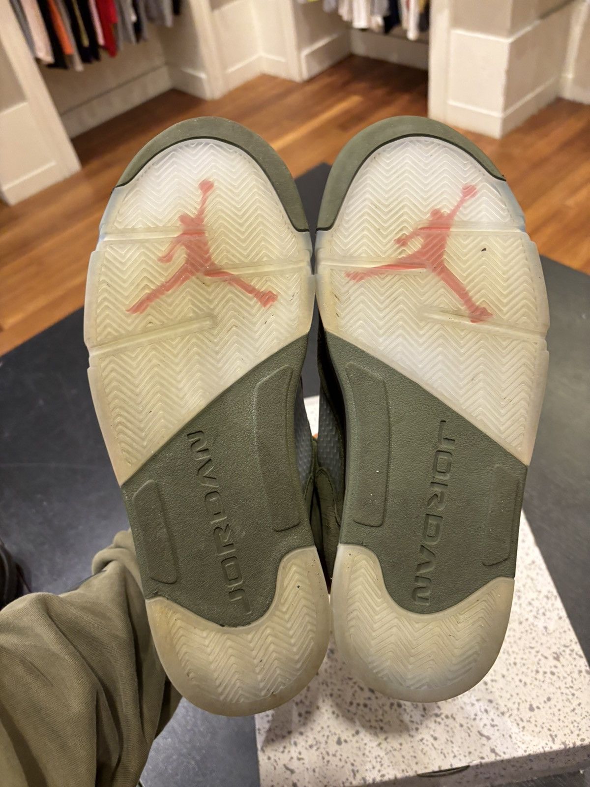 Jordan Brand Jordan 5 Retro ‘Olive’ Size US 11.5 / EU 44-45 - 5 Thumbnail