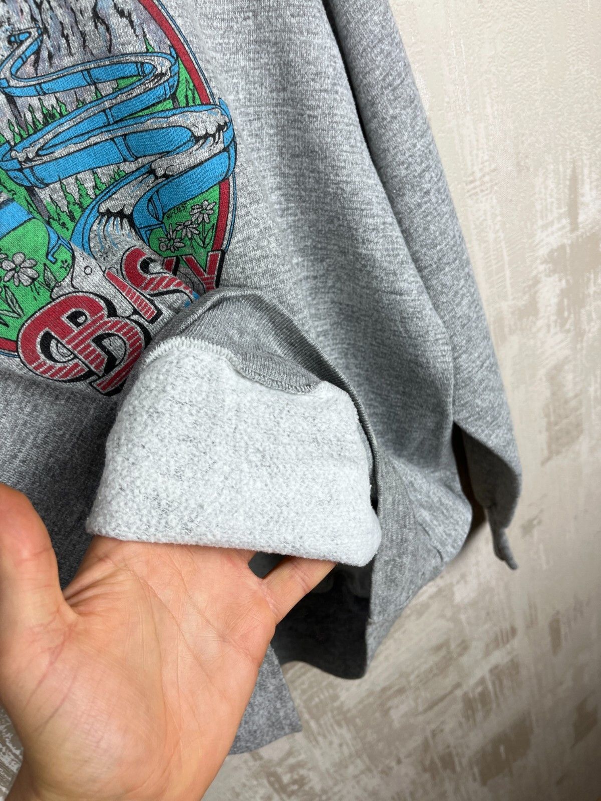 Vintage Vintage Big Sky Waterslide Kalispell Montana Sweatshirt Size US XL / EU 56 / 4 - 14 Thumbnail