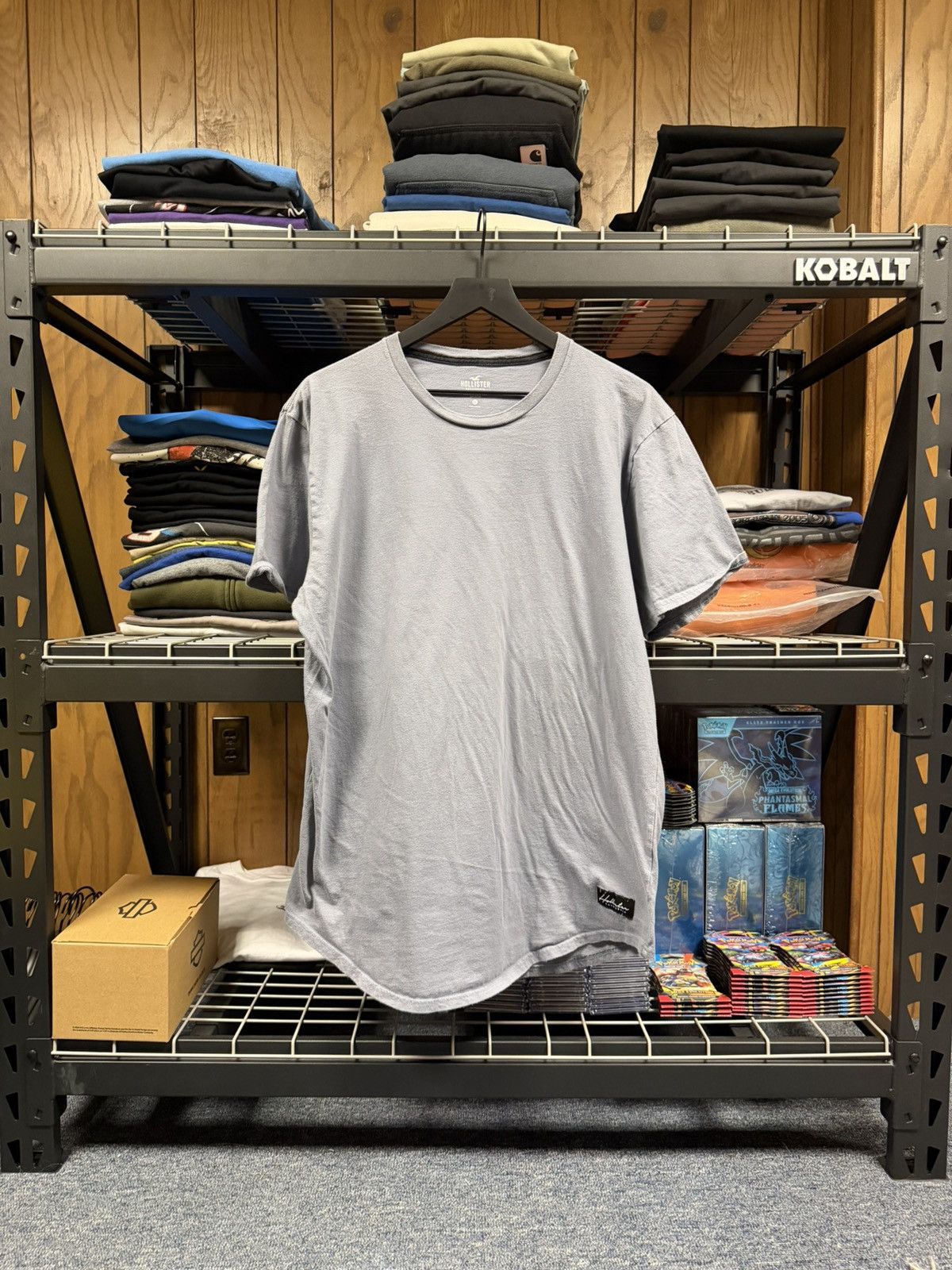Hollister Hollister Men’s Plain Grey Tshirt XL Size US XL / EU 56 / 4 - 1 Thumbnail