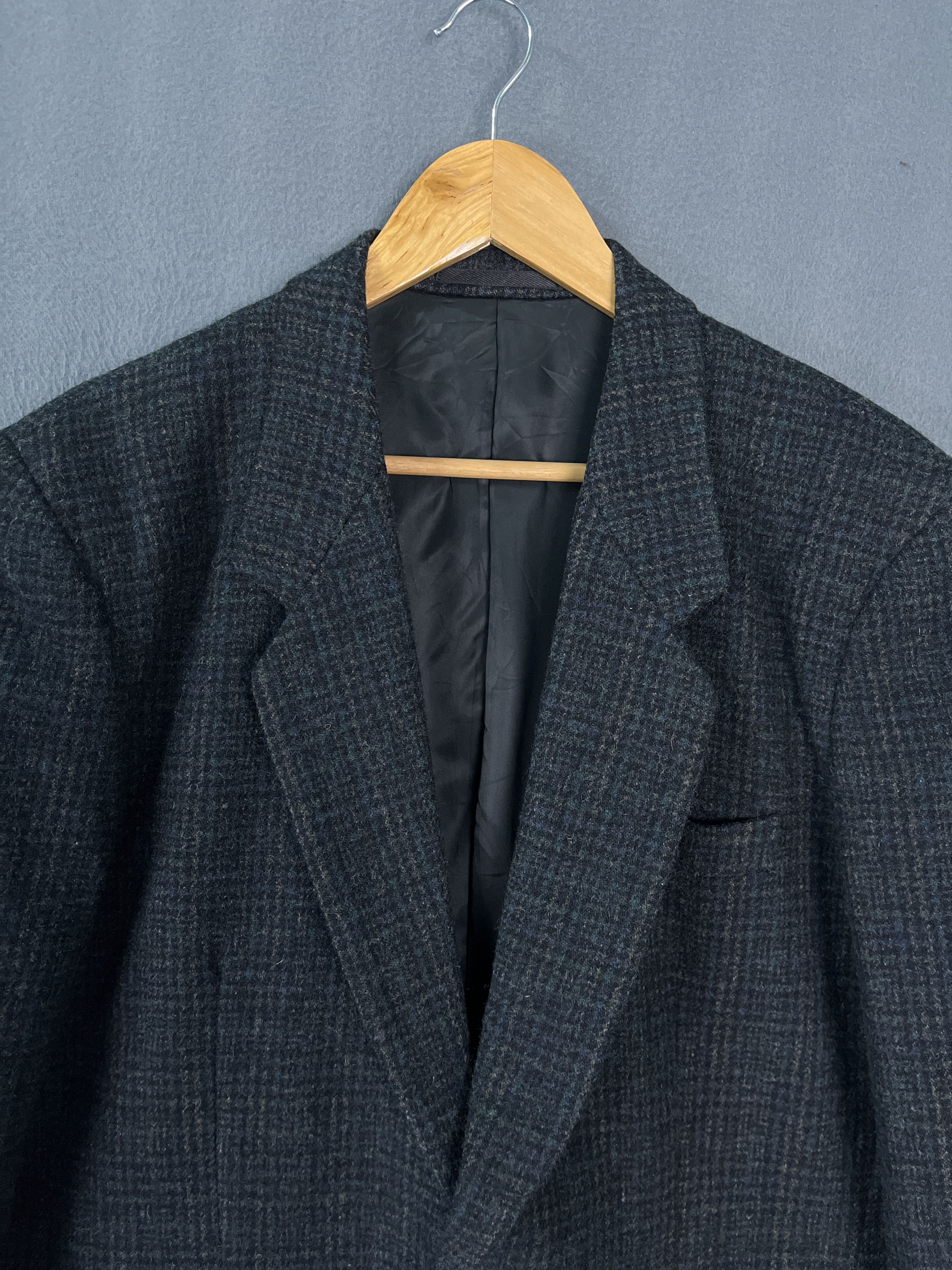 Y's for Men Vintage 1993 S/S Yohji Yamamoto Plaid Wool Jacket Size US M / EU 48-50 / 2 - 3 Thumbnail