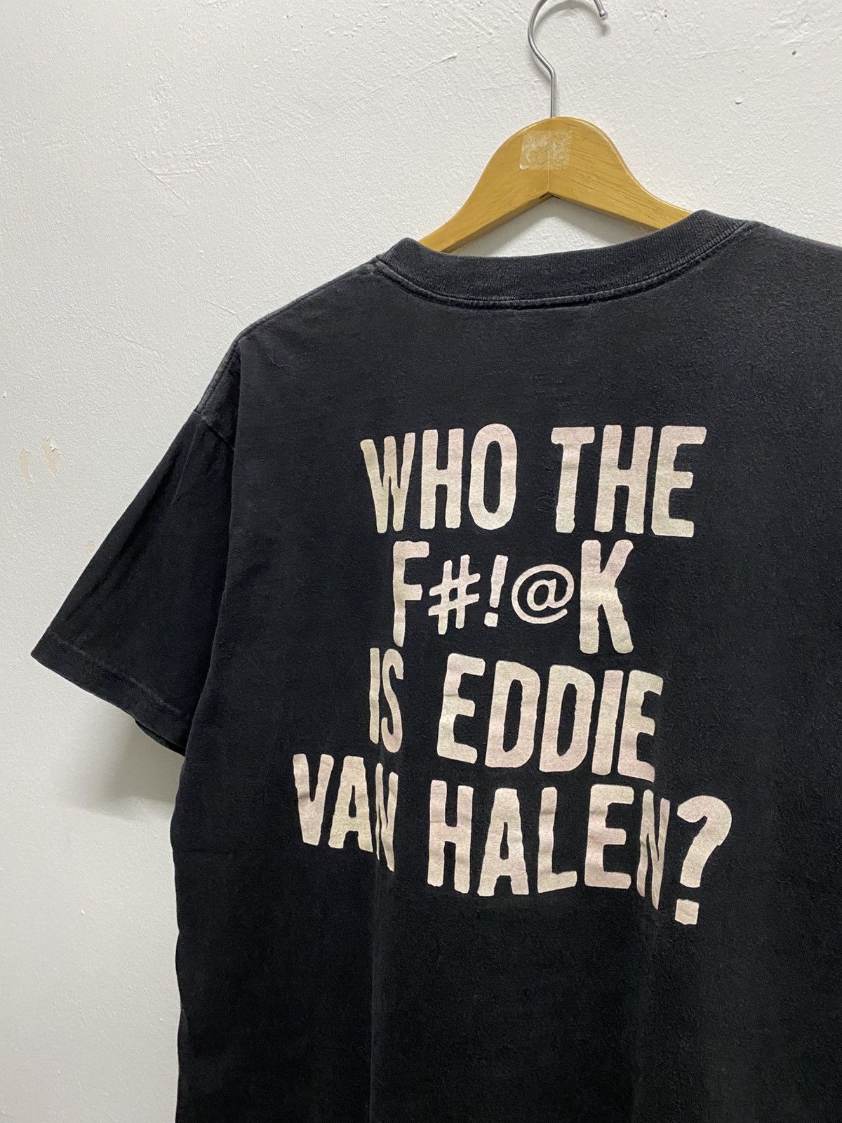 Band Tees Vintage Van Halen Who The Fxxk Is Eddie 90s t shirt Size US L / EU 52-54 / 3 - 3 Thumbnail