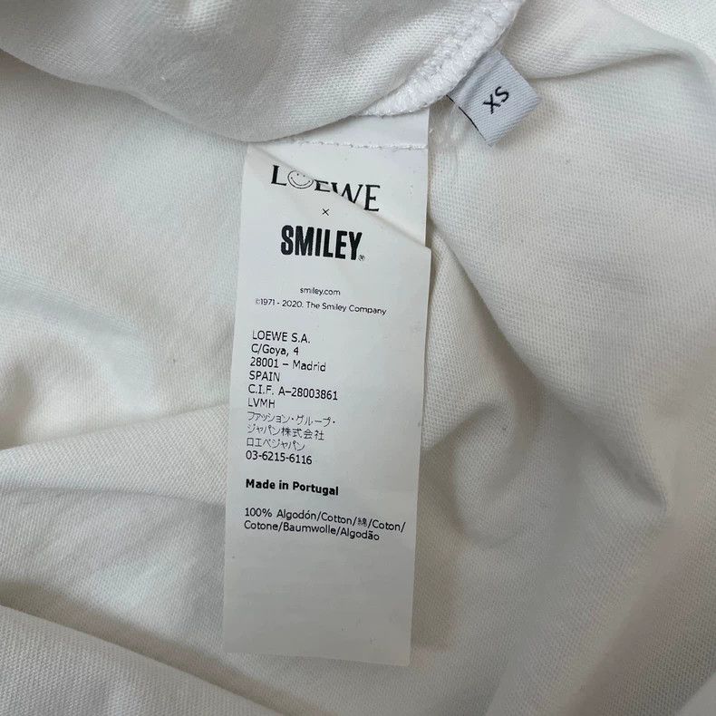 Other LOEWE White big smile logo short sleeve T-shirt Size XS / US 0-2 / IT 36-38 - 4 Thumbnail