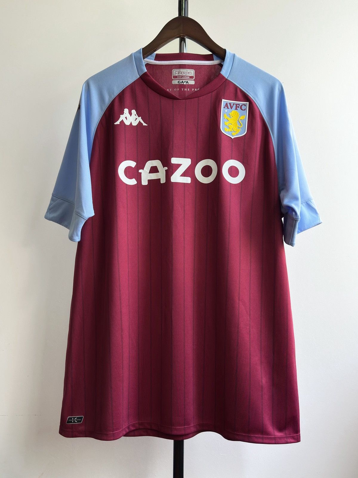 Kappa Kappa Aston Villa FC AVFC 2020/21 Soccer Jersey Blokecore Size US XXL / EU 58 / 5 - 1 Thumbnail