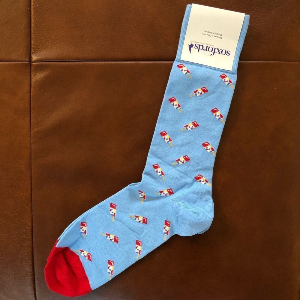 Other Soxfords Socks Pops! Popscicles Novelty Socks M 8-12 NEW Size ONE SIZE - 2 Thumbnail