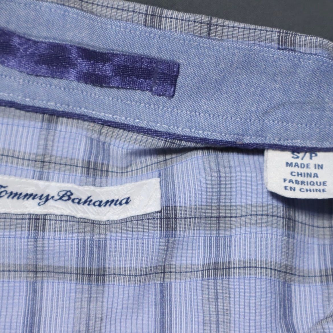 Tommy Bahama Tommy Bahama Shirt Men's Blue Silk Cotton Blend Plaid Button Up S Size US S / EU 44-46 / 1 - 5 Thumbnail