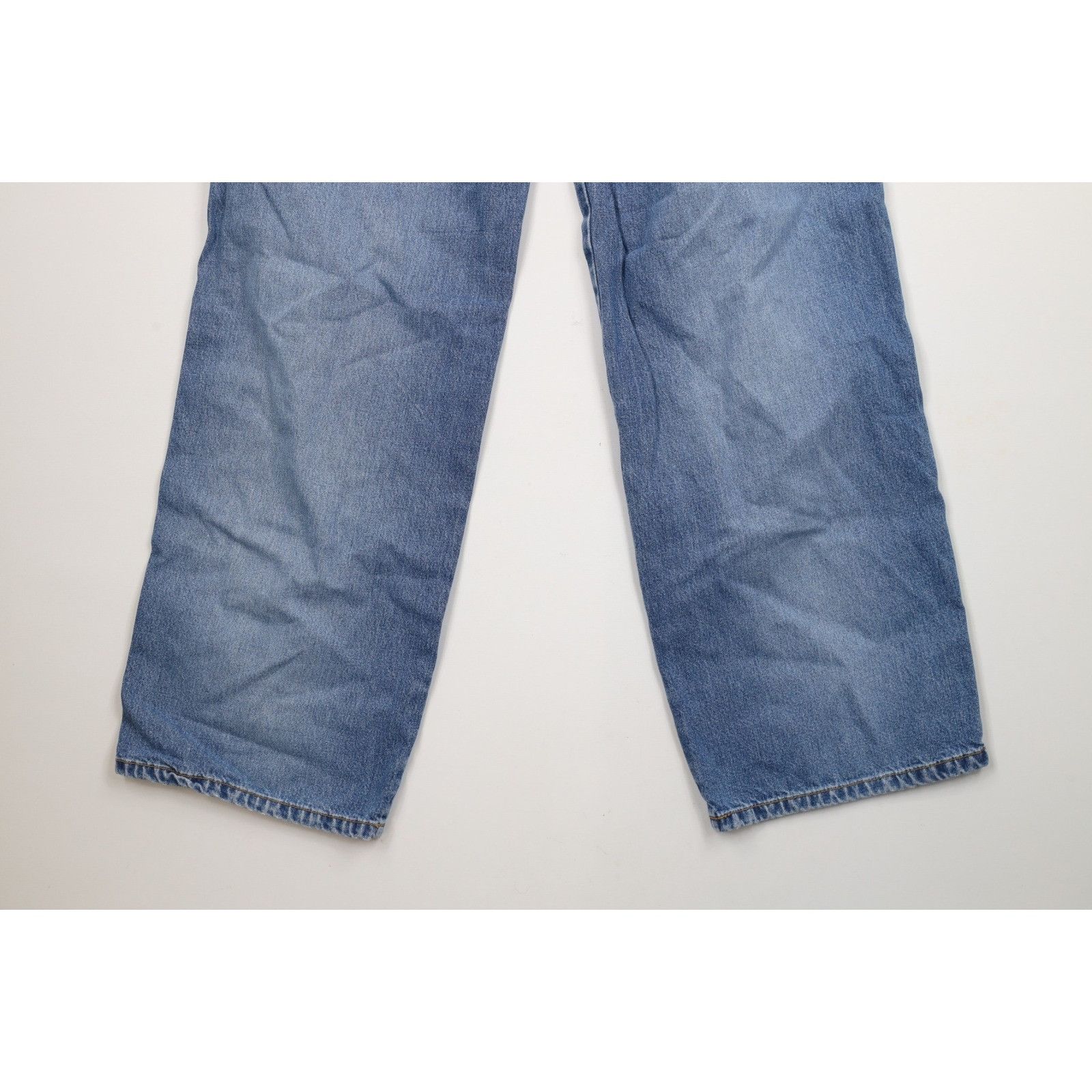 Polo Ralph Lauren Vintage 90s Ralph Lauren Faded Spell Out Wide Leg Jeans Size US 30 / EU 46 - 12 Thumbnail