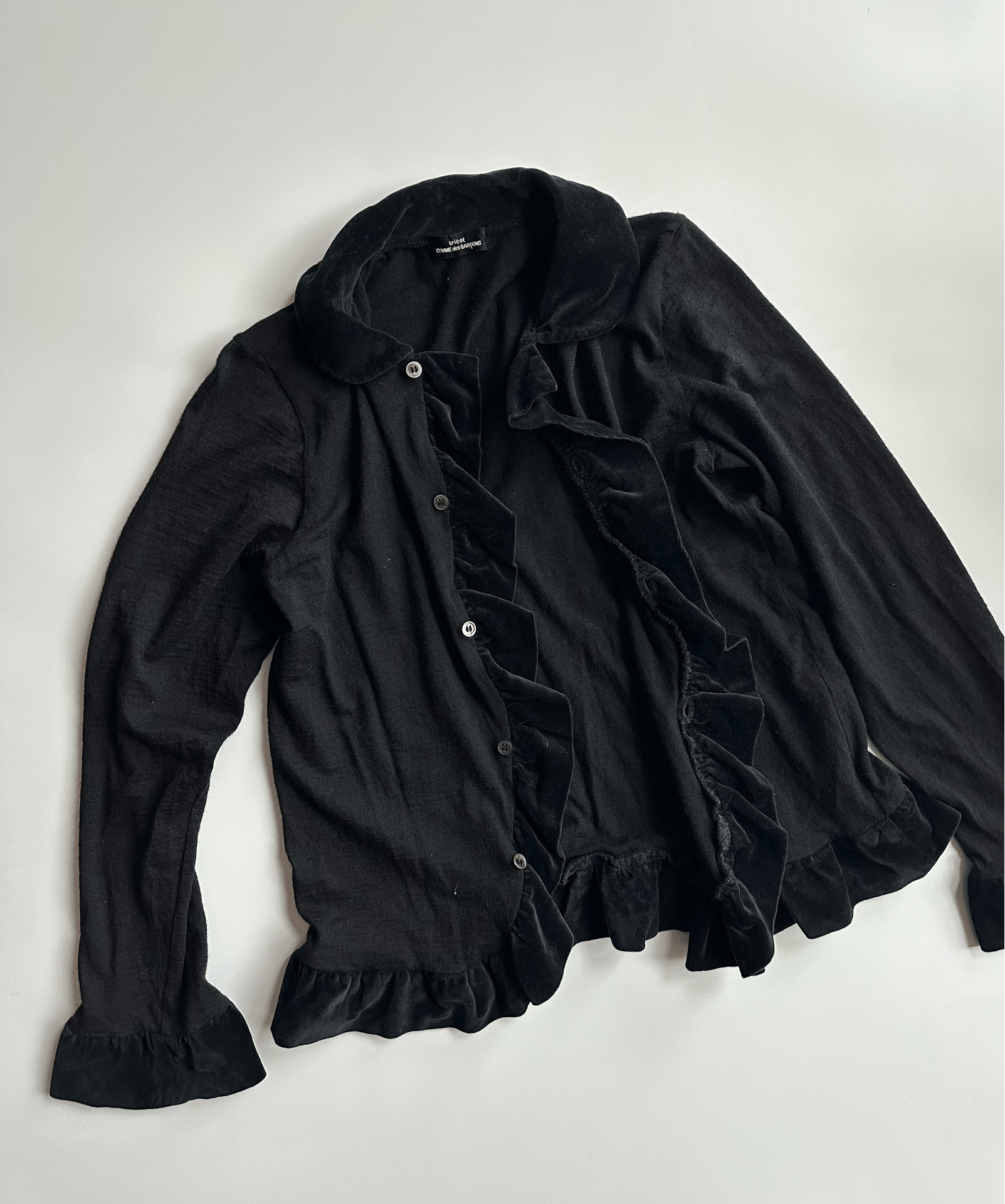 Comme des Garcons Comme des Garcons sizeF Lotus Flower Collar Shirt| Size M / US 6-8 / IT 42-44 - 2 Thumbnail
