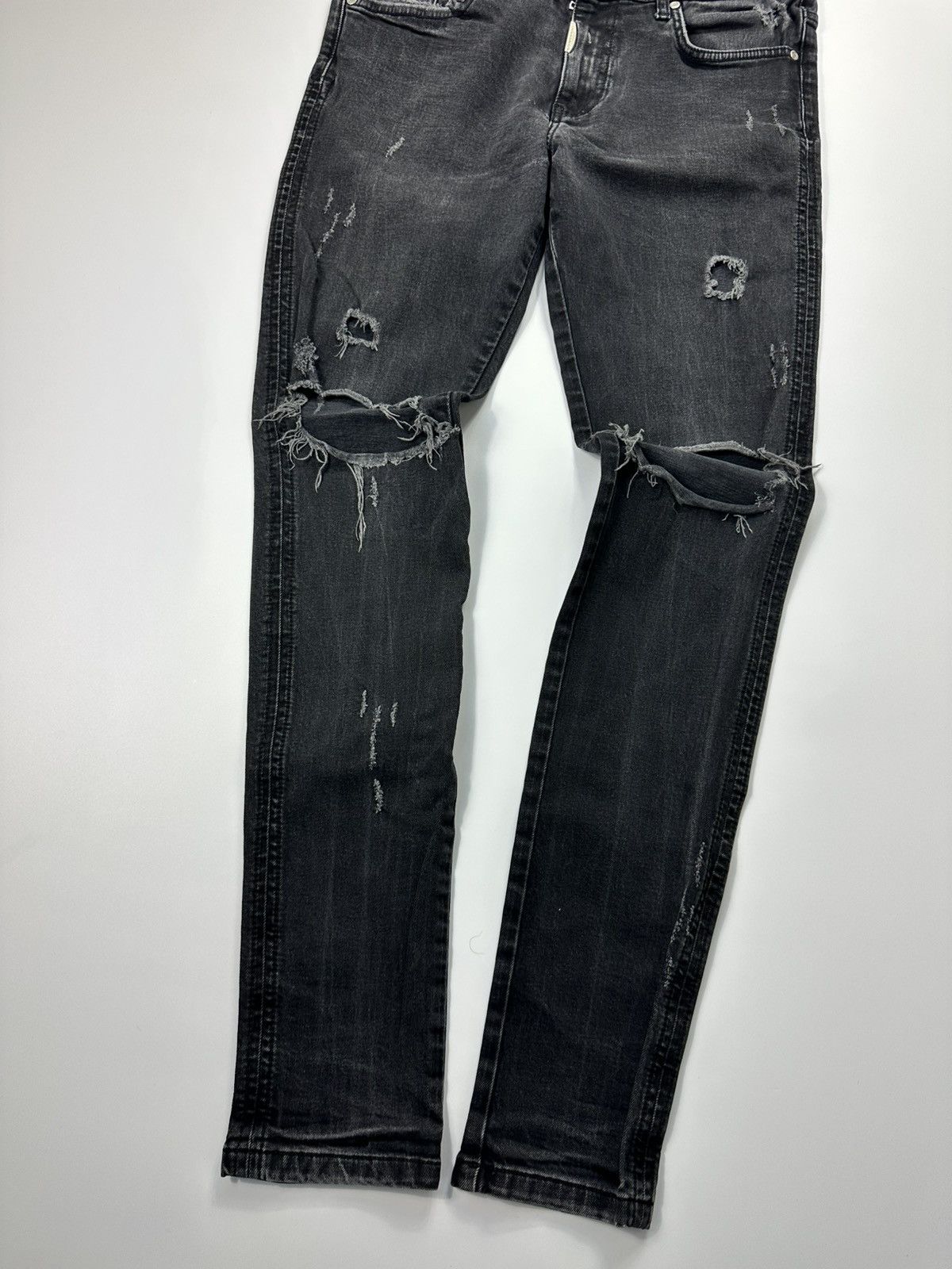 Represent Clo. Represent Slim Jeans Distressed Black Size US 32 / EU 48 - 7 Thumbnail