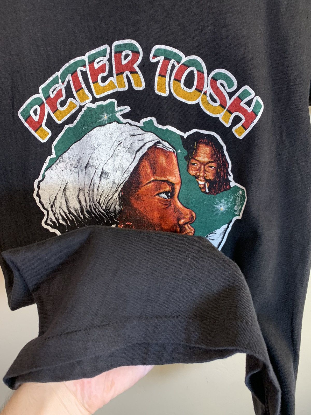 Band Tees *RARE* Vintage 1983 Peter Tosh Mama Africa Tour Reggae Shirt Size US S / EU 44-46 / 1 - 5 Thumbnail