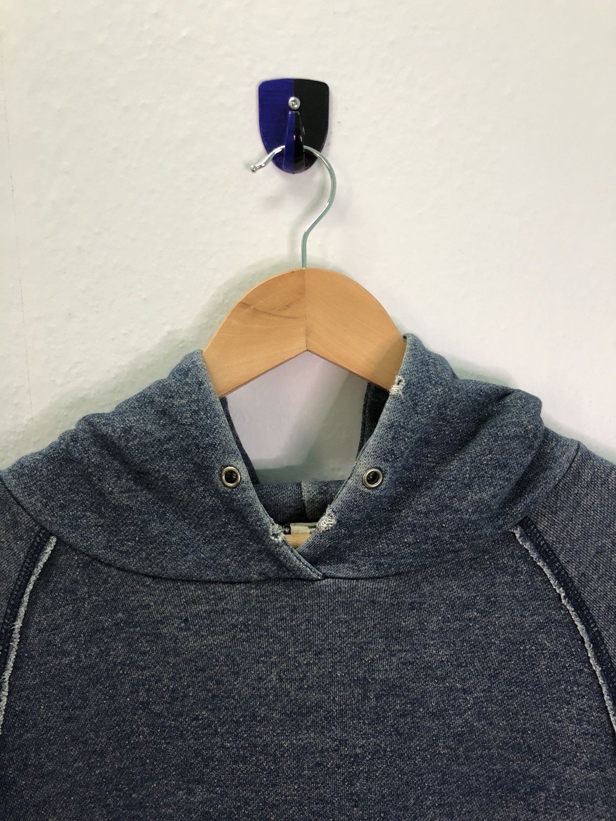 Japanese Brand × Vintage Vintage Blue Glow Hoodie Size US S / EU 44-46 / 1 - 7 Thumbnail