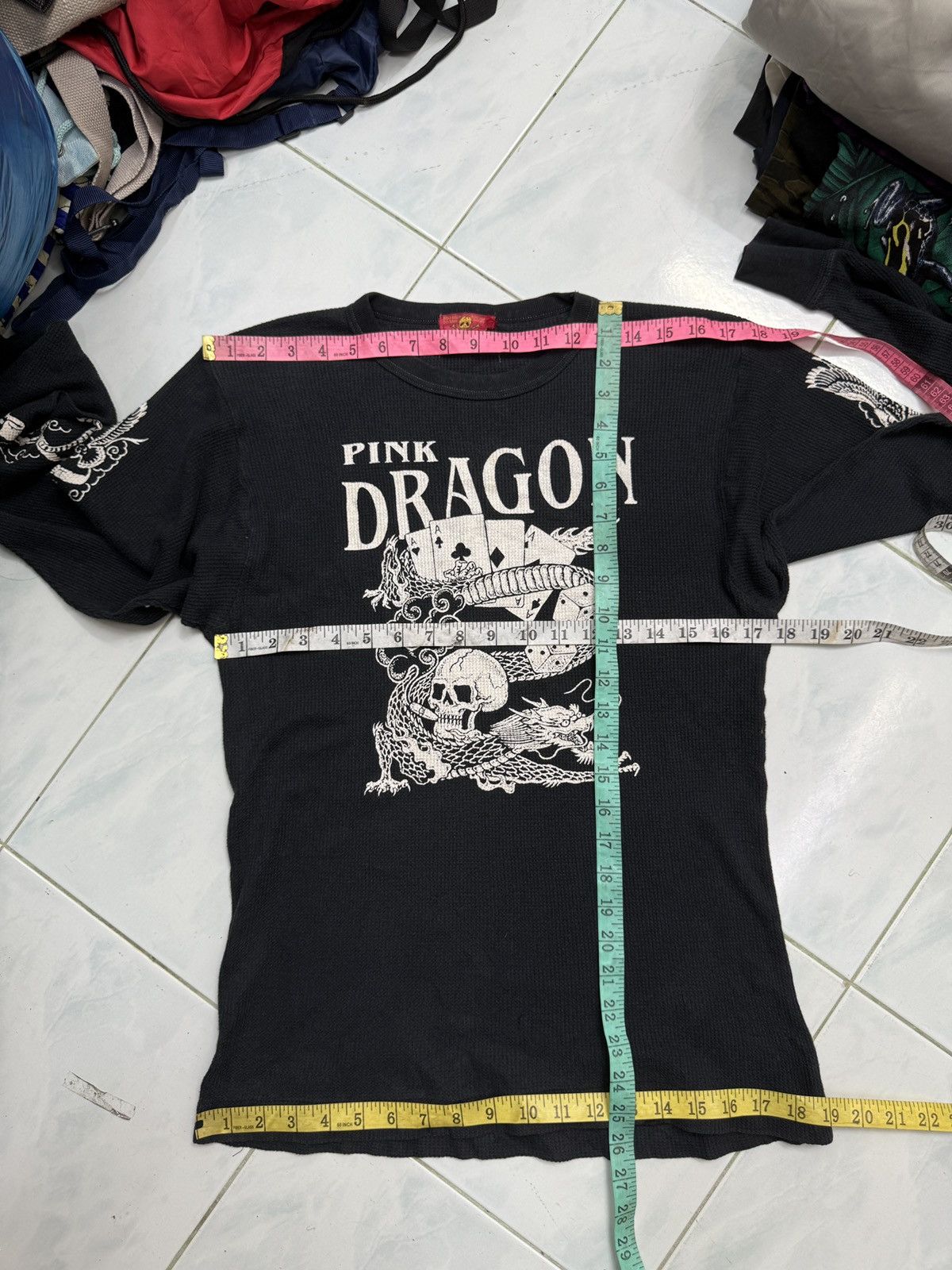 Vintage 💥💥🔥ARCHIVE CREAM SODA SKULL DRAGON LONGSLEEVE Size US S / EU 44-46 / 1 - 12 Thumbnail