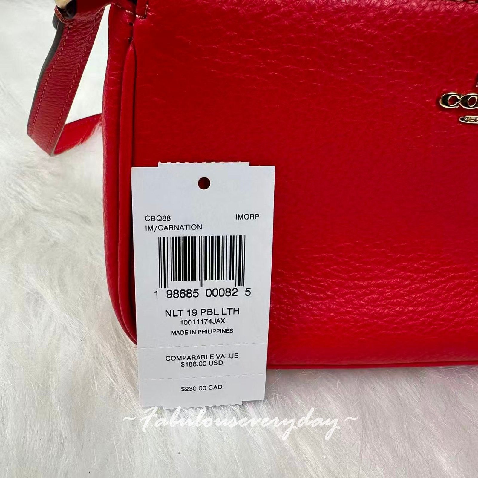 Coach Coach Nolita 19 Shoulder Leather Carnation Extended Chain Size ONE SIZE - 5 Thumbnail