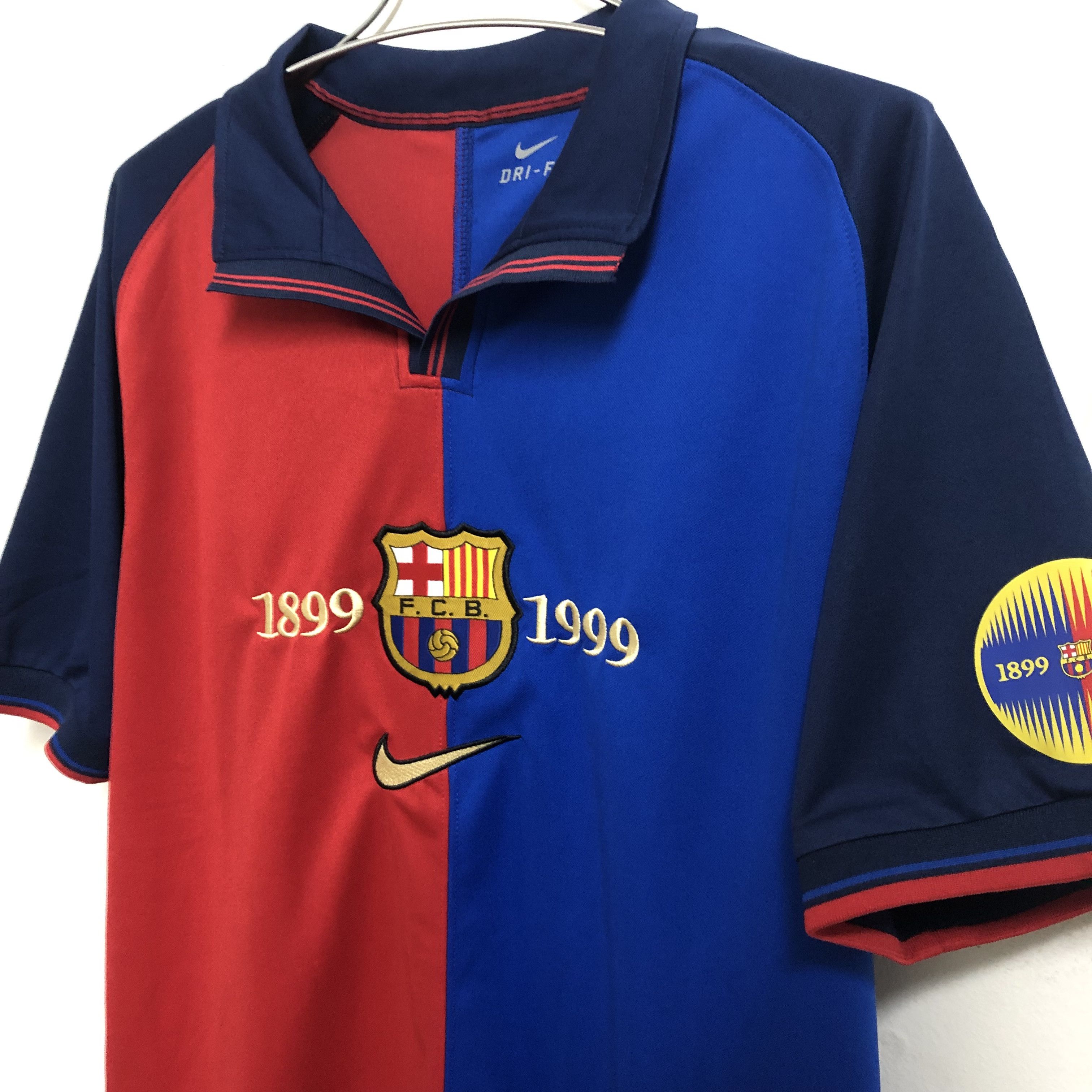 Vintage 1899-1999 Barca 100th-Anniversary Jersey Size US L / EU 52-54 / 3 - 4 Thumbnail