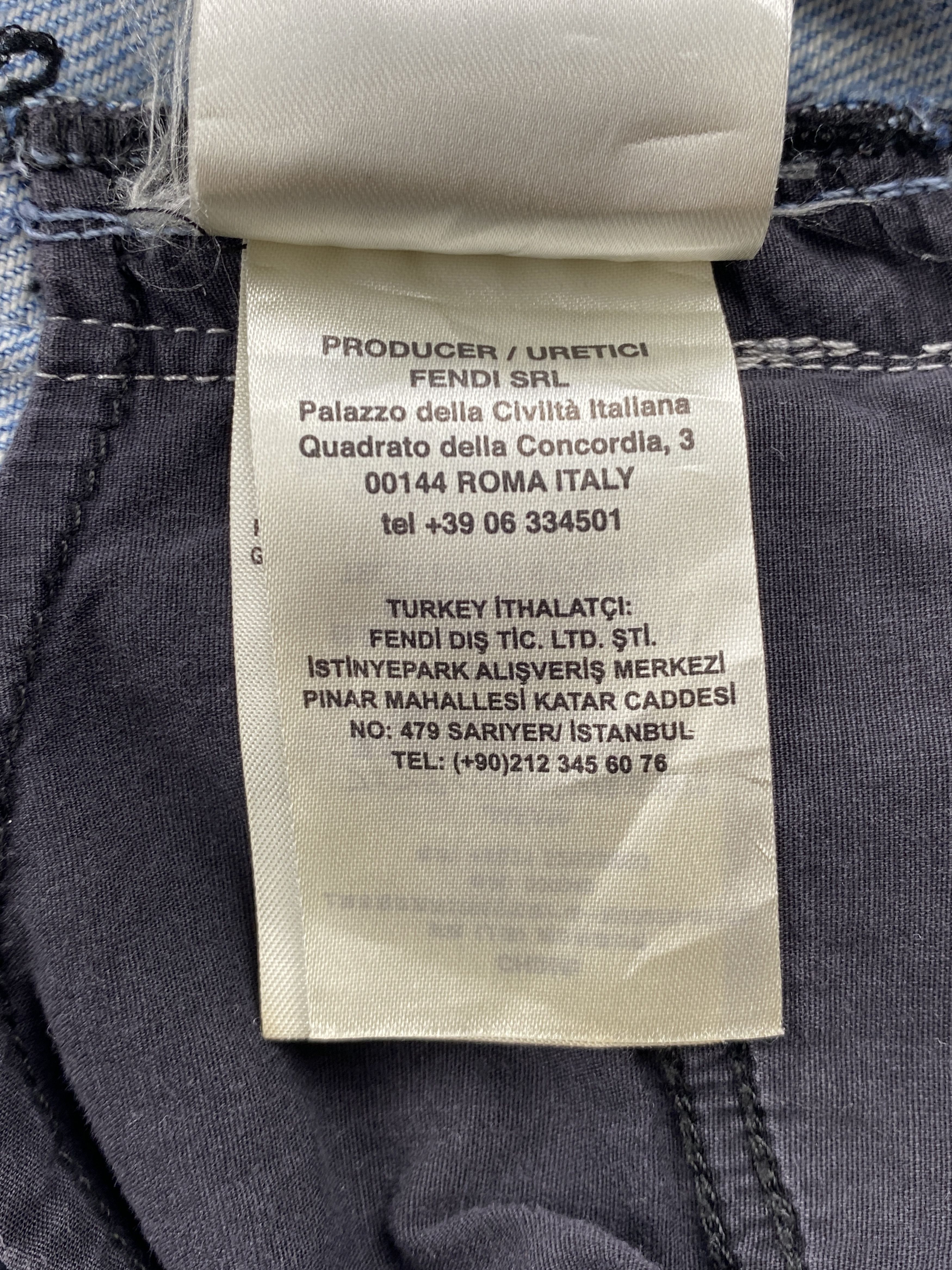 Fendi Stone Washed Jeans Size 24" / US 00 / IT 34 - 19 Thumbnail