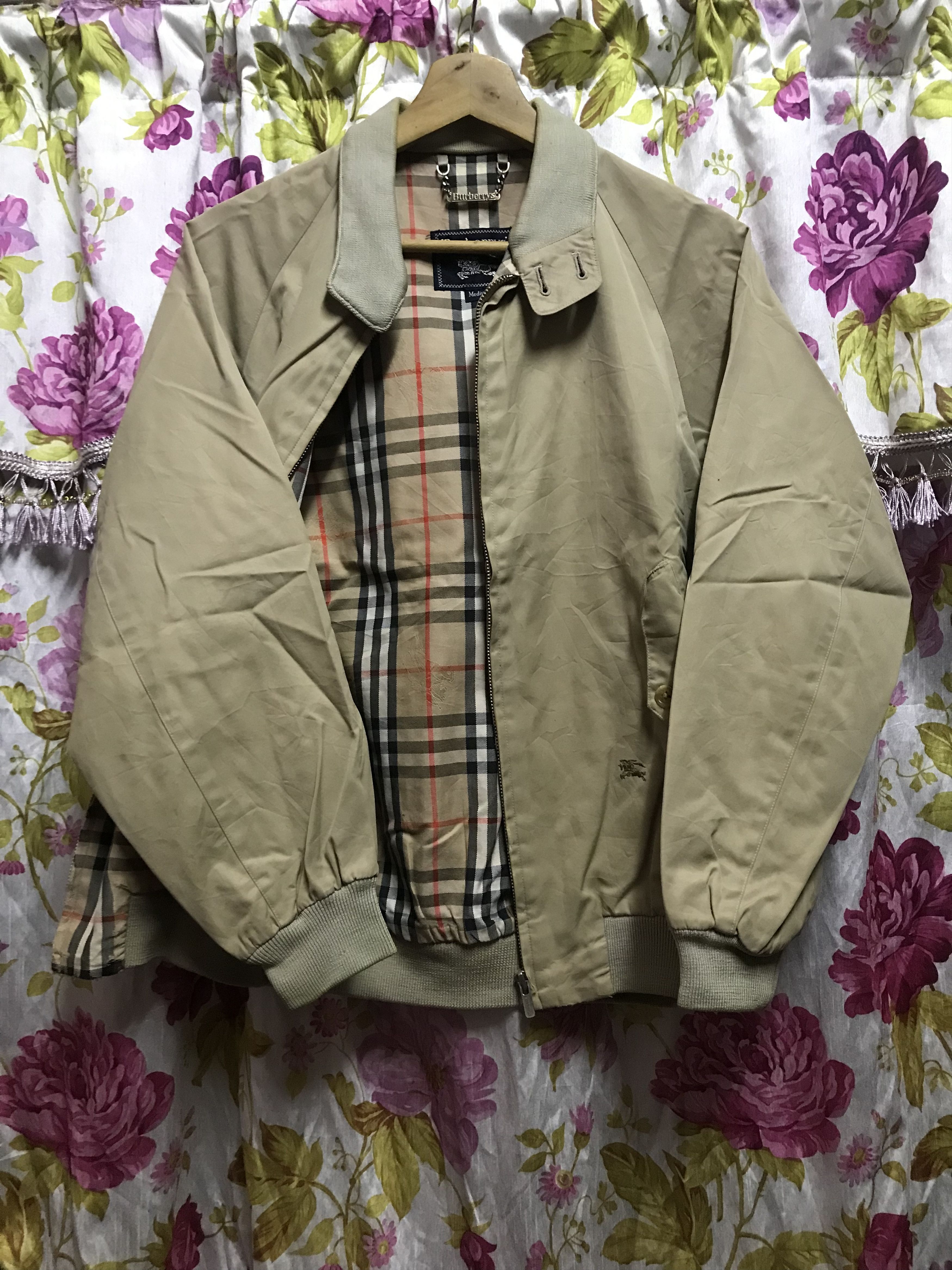 Burberry Vintage Burberry Harritong Jacket Size US M / EU 48-50 / 2 - 1 Thumbnail