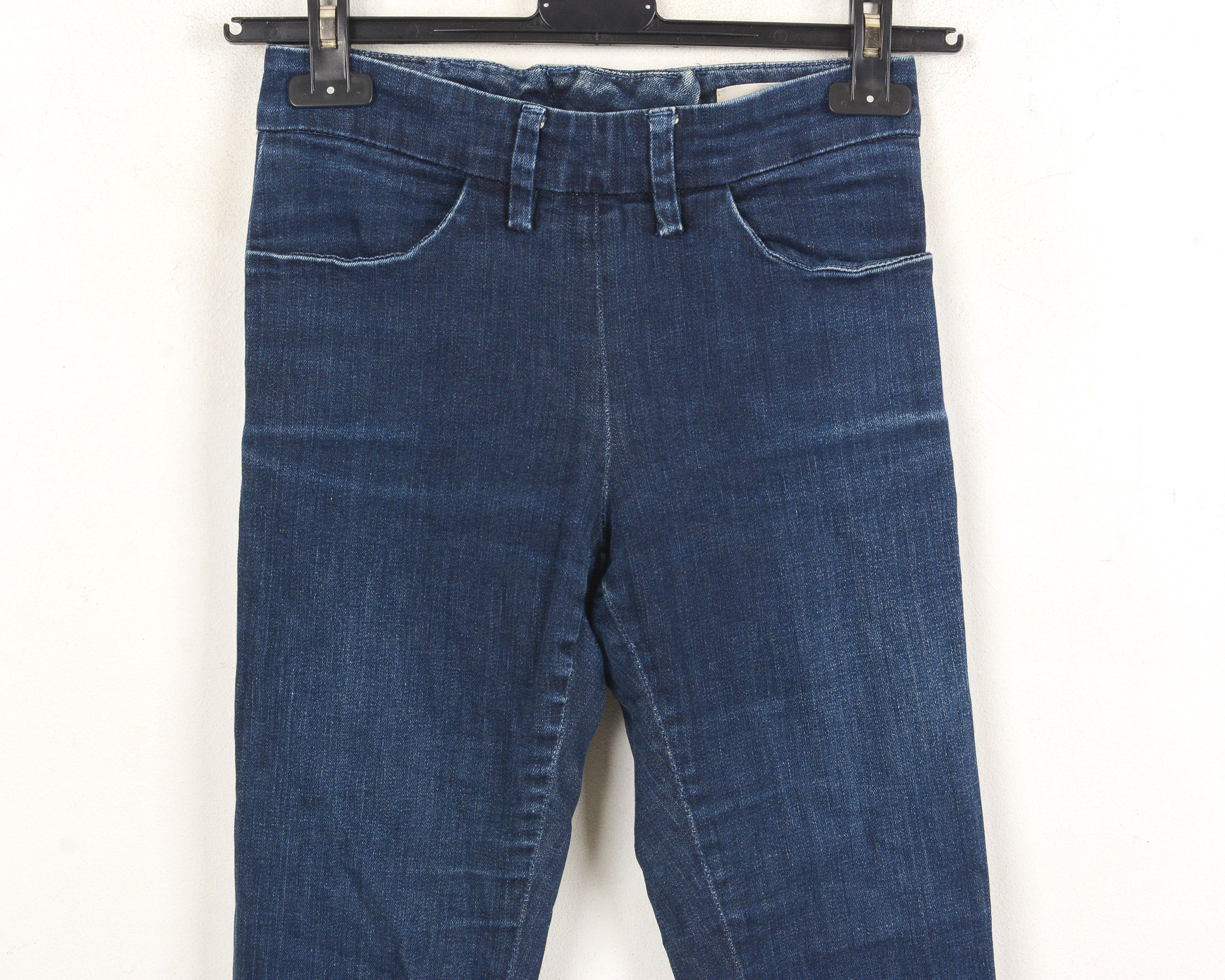 Acne Studios Skin Rinse Jeans Women High Rise Denim W25L32 Raw Slim Size 25" / US 0 / IT 36 - 2 Thumbnail