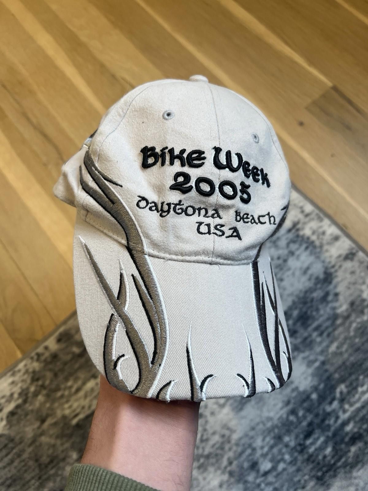 Bike Week 2005 Flame Hat Grey Black