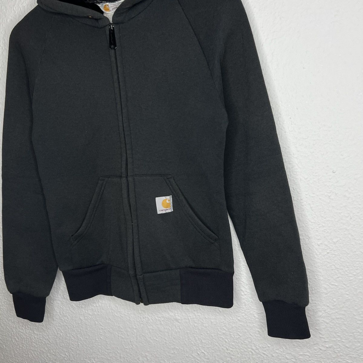 Carhartt × Vintage Vintage Carhartt WiP Jacket Hooded Hoodie Fleece Sherpa Size S / US 4 / IT 40 - 3 Thumbnail