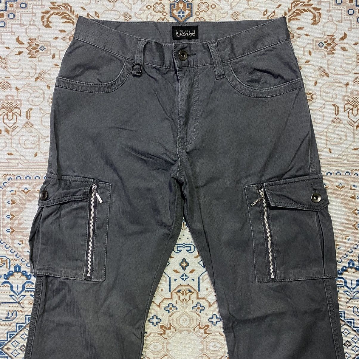 Japanese Brand × Vintage 2000s Y2K Louis Chavlon Japan Zipper Cargopants Size US 30 / EU 46 - 4 Thumbnail