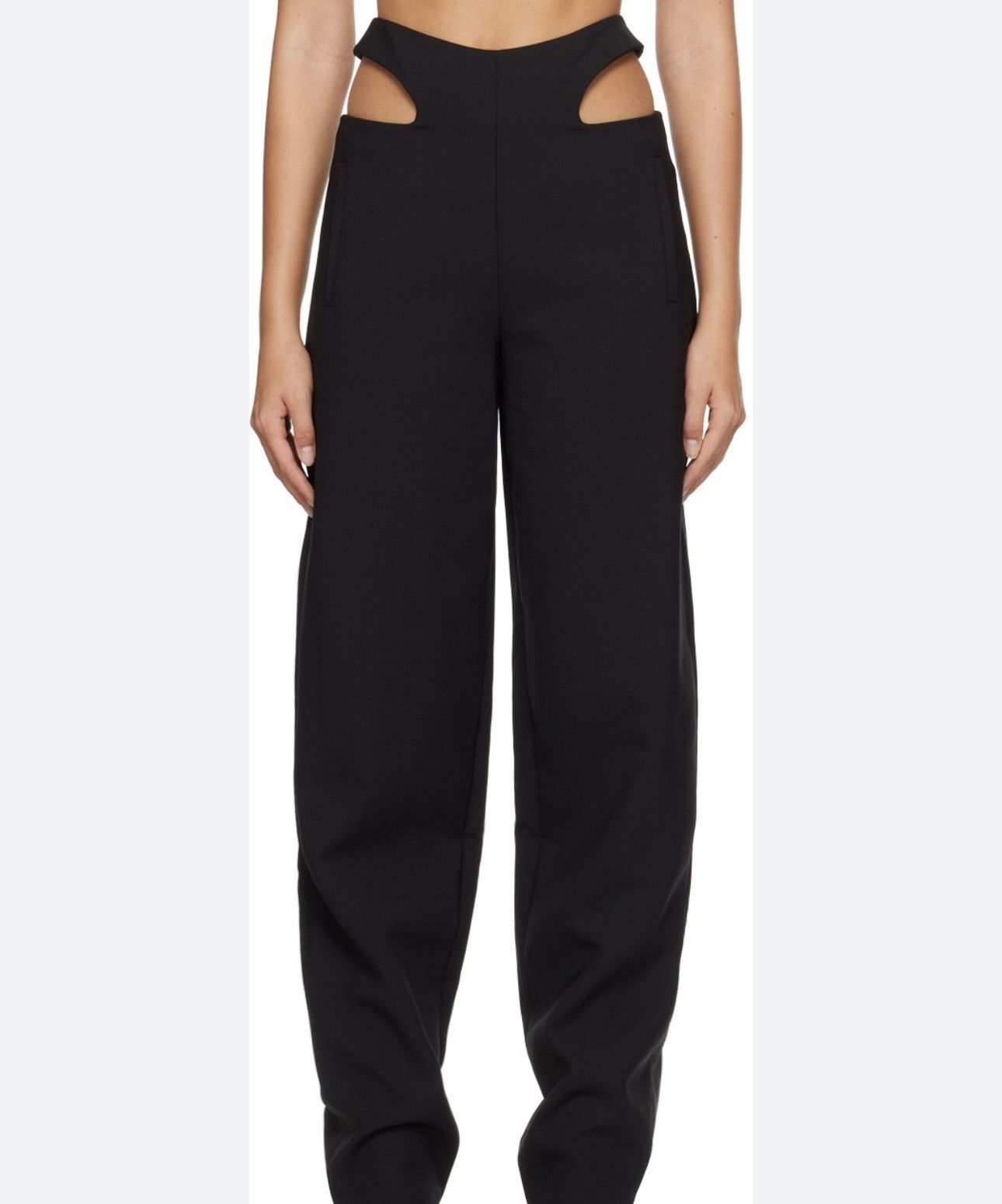 Dion Lee Dion Lee Black Hourglass Trousers Size 27" / US 4 / IT 40 - 7 Thumbnail