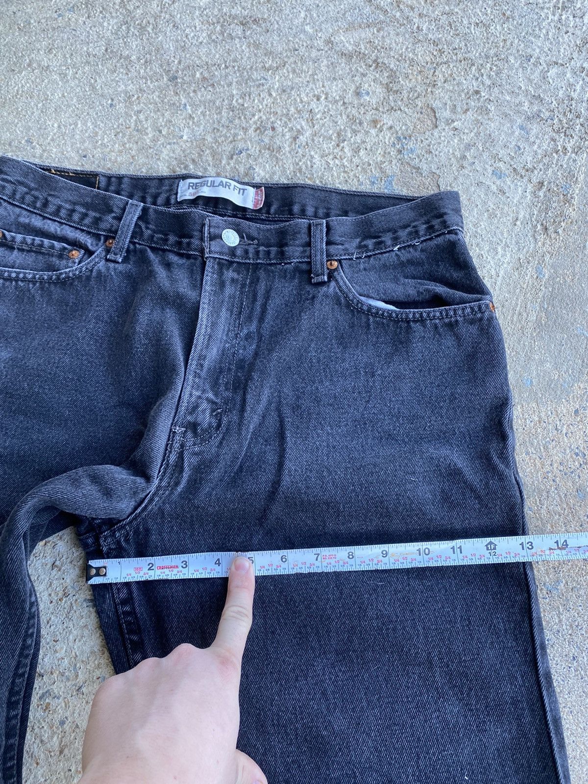 Levi's × Vintage VINTAGE Y2K LEVIS 505 BLACK DENIM REGULAR FIT JEANS Size US 34 / EU 50 - 9 Thumbnail