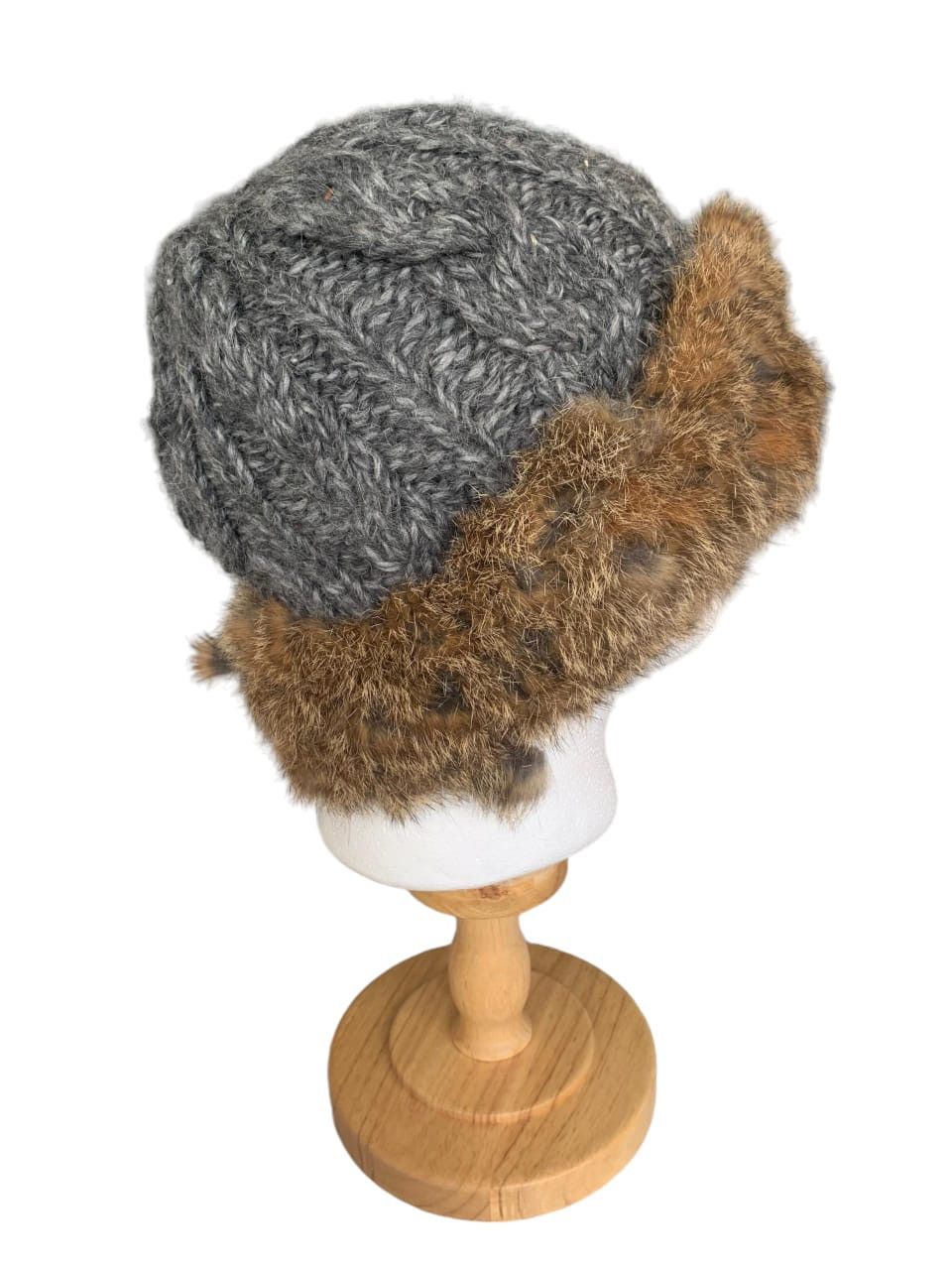 14th Addiction × Japanese Brand × Le Grande Bleu (L.G.B.) Punk Style Knitted Fur Beanie Hat Size ONE SIZE - 6 Thumbnail