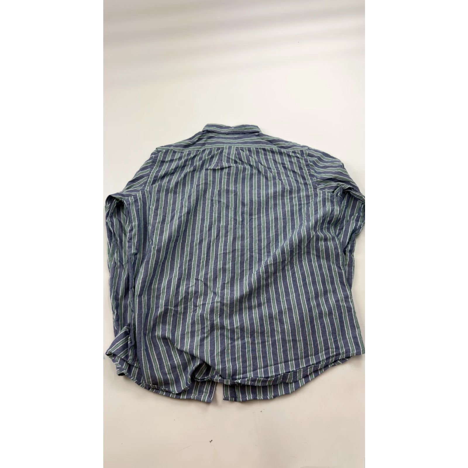 Polo Ralph Lauren Polo Ralph Lauren Shirt Mens XL Blue Striped Button-Down Cotton Classic Fit Long Sleeve Size US XL / EU 56 / 4 - 7 Thumbnail