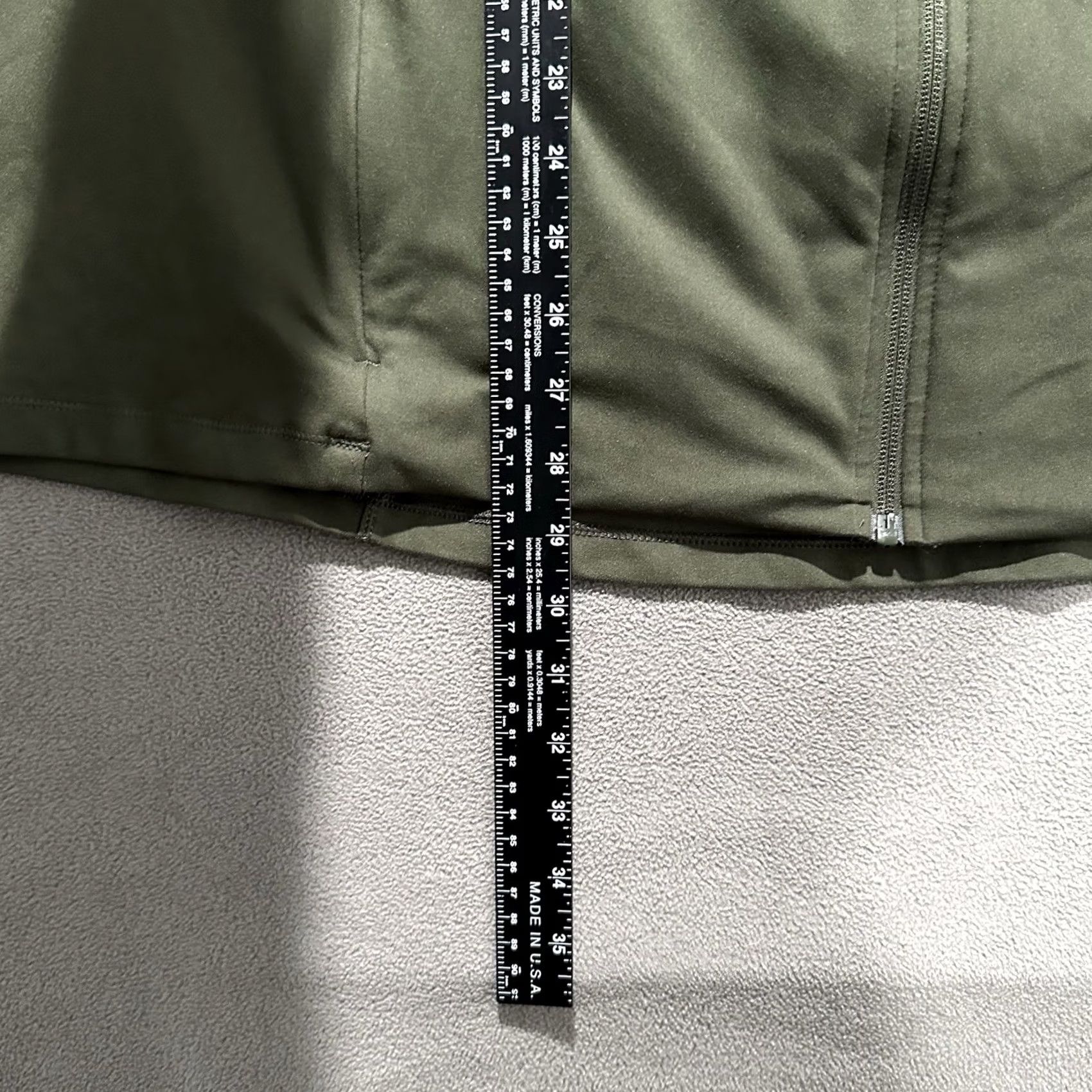 Vintage All In Motion Full Zip Jacket Womens 4X Green Thumbholes Activewear Shirt Size XXL / US 16-18 / IT 52-54 - 5 Thumbnail
