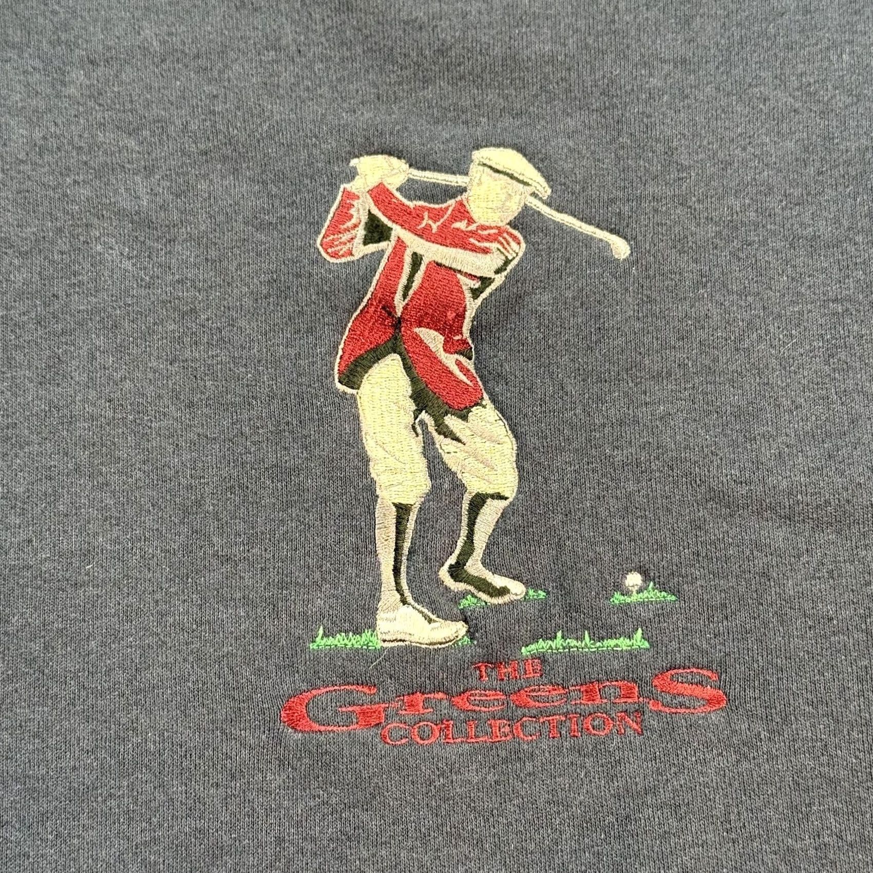 Vintage VINTAGE Crable Sweatshirt Mens M Navy Greens Collection Golf USA Made 90s Mens Size US M / EU 48-50 / 2 - 7 Thumbnail