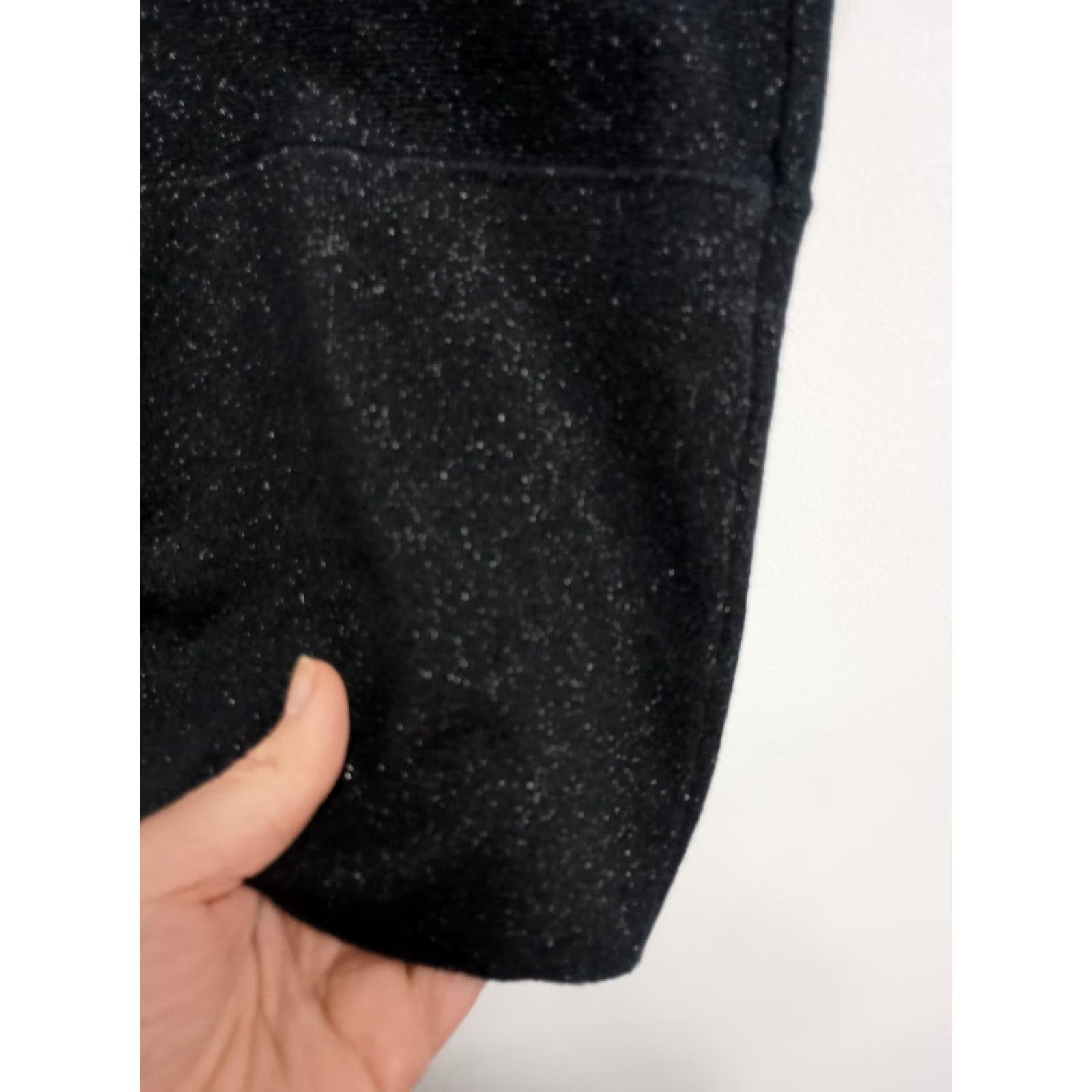 Coldwater Creek Coldwater Creek Sweater Womens Medium Black Metallic Dolman Holiday Whimsygoth Size M / US 6-8 / IT 42-44 - 6 Thumbnail