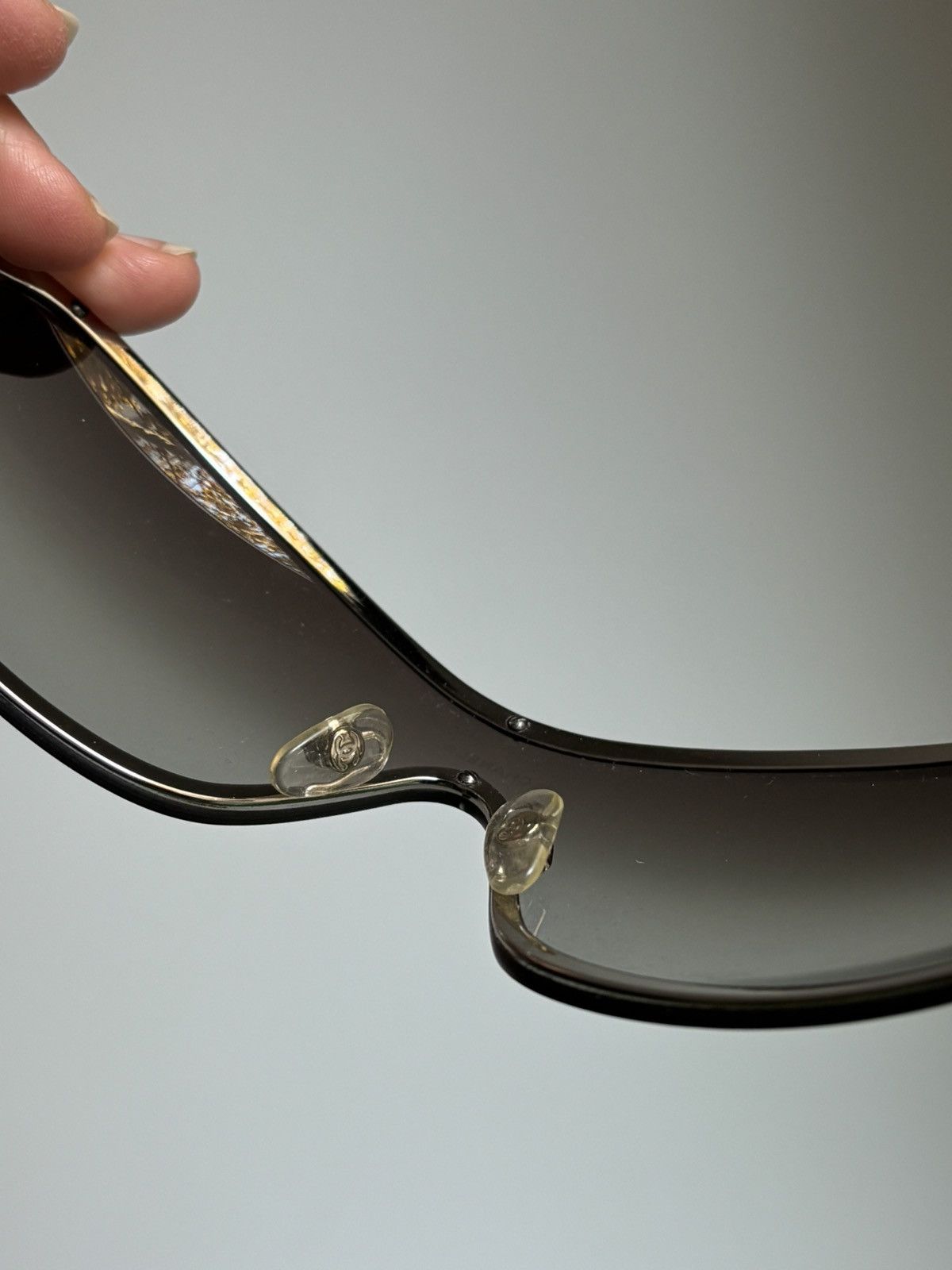Chanel CHANEL SUNGLASSES 4164 LOGO CC Wrap Metal Vintage Iconic Size ONE SIZE - 7 Thumbnail