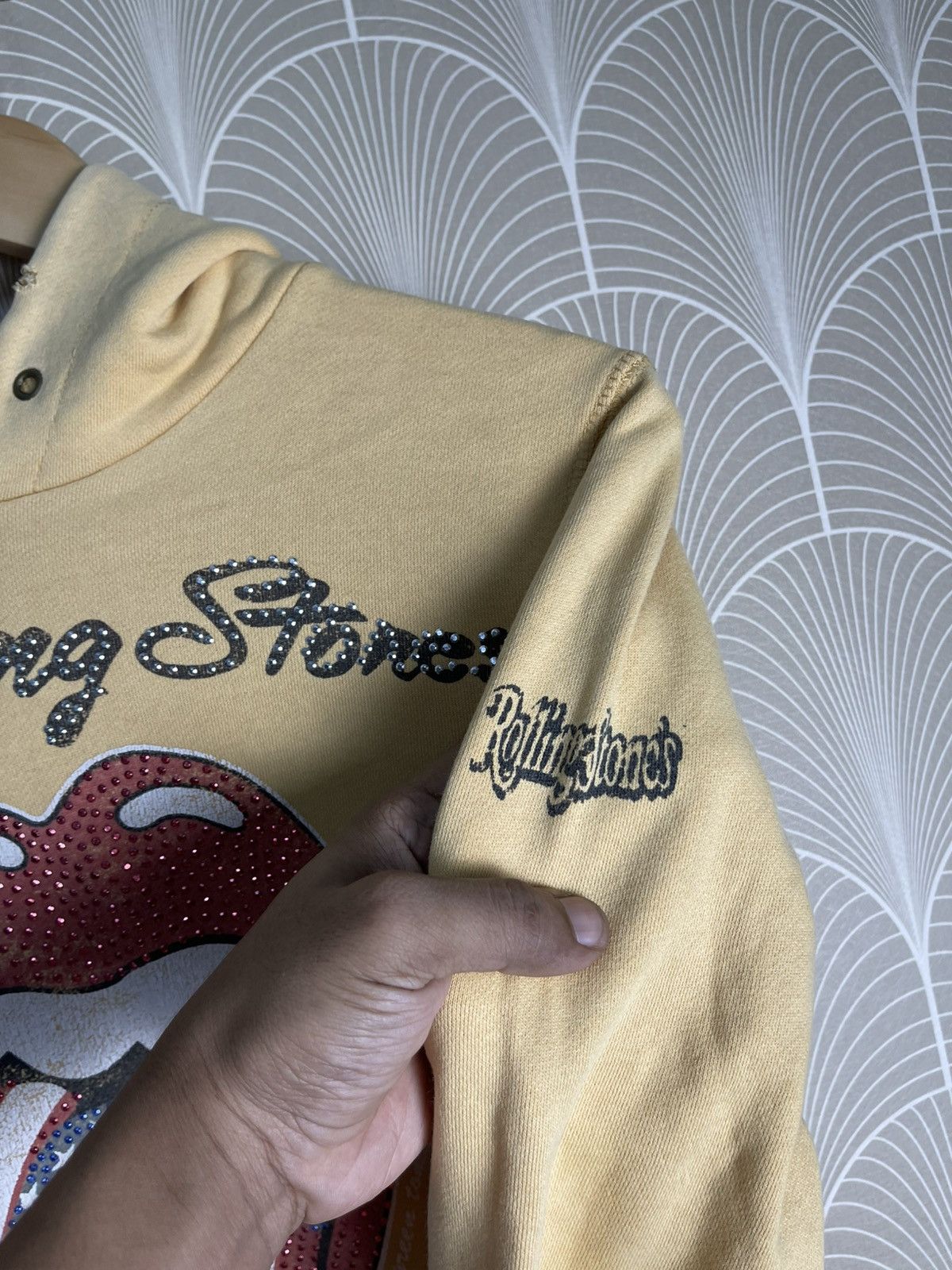 Band Tees × The Rolling Stones × Vintage VINTAGE THE ROLLING STONES TOUR 1996 HOODIE SWEATER Size S / US 4 / IT 40 - 12 Thumbnail