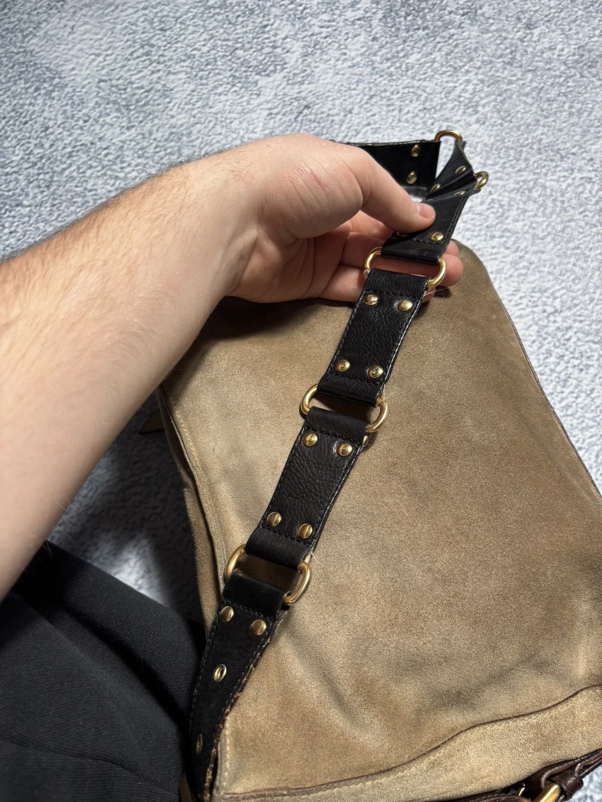 Marni Marni vintage small suede handbag Y2K avangard style Size ONE SIZE - 9 Thumbnail