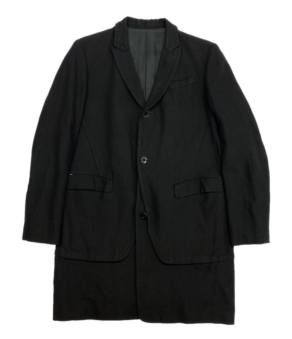Coat Layered Long Black