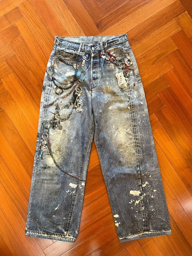 Acne Studios acne studios Chain jeans 2502-Nextarrow Size US 30 / EU 46 - 1 Thumbnail