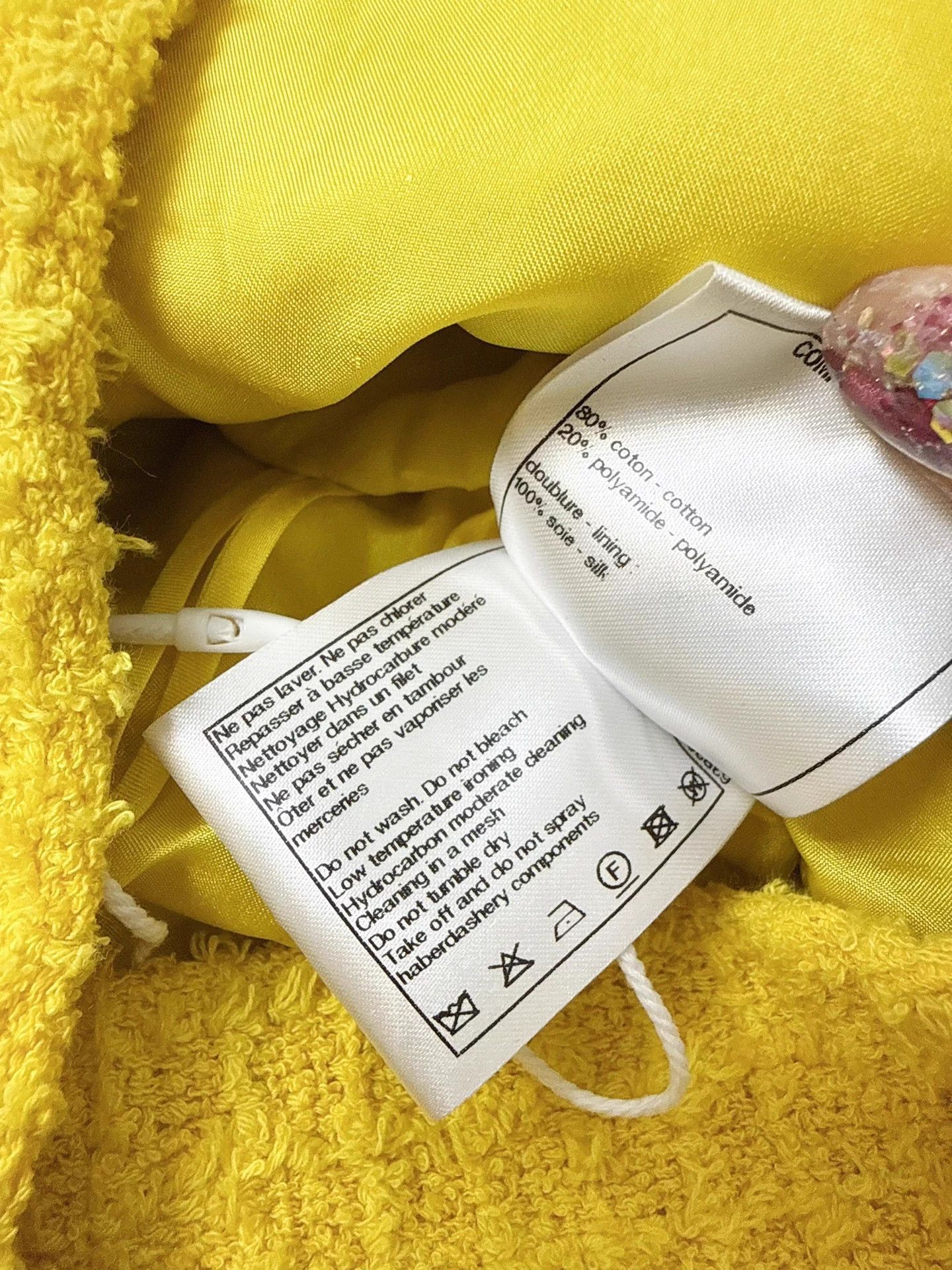 Chanel Chanel 22S Yellow Tweed Skirt 36 Size 26" / US 2 / IT 38 - 6 Thumbnail