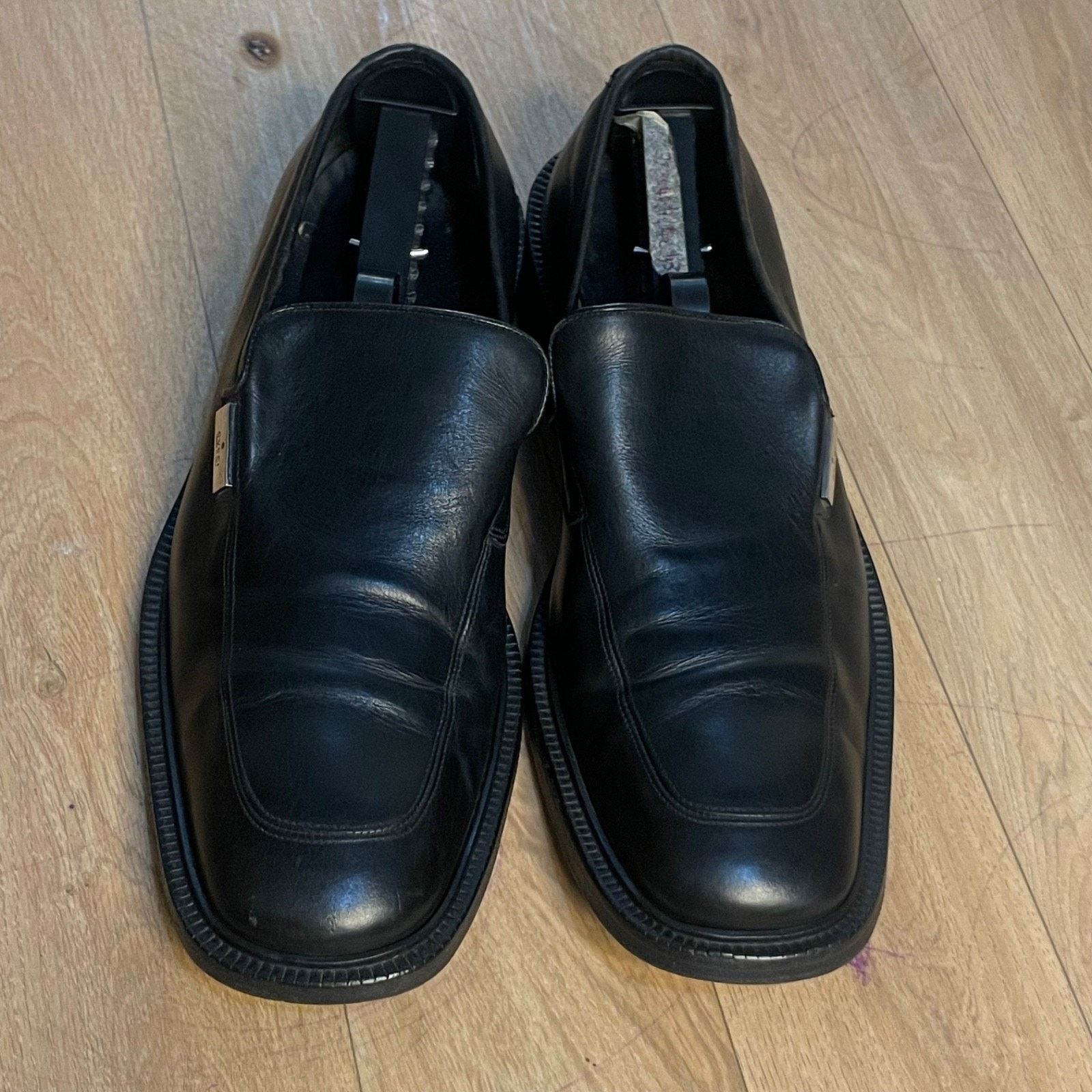 Gucci GUCCI Luxury Shoes Loafers Leather Vintage Dress Italy mens Size US 8 / EU 41 - 3 Thumbnail