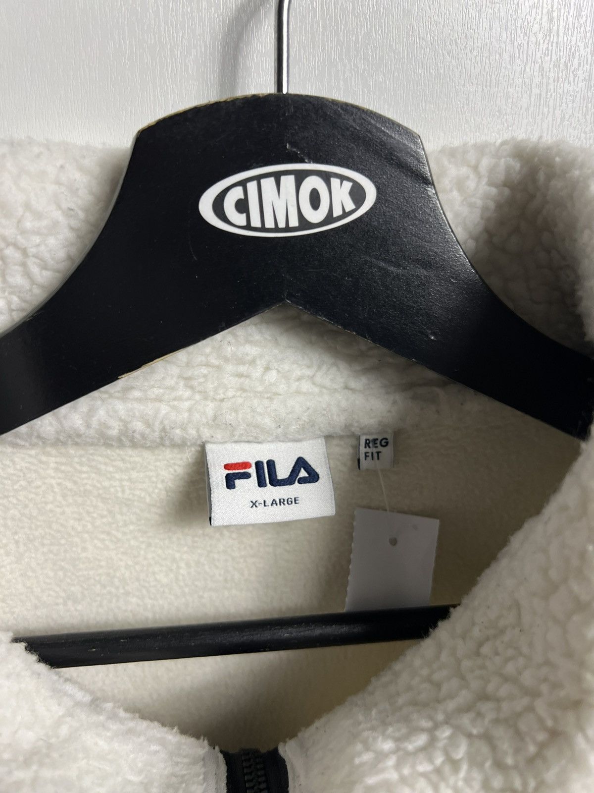 Fila × Vintage Vintage Fila Fleece Sherpa Jacket Size US XL / EU 56 / 4 - 4 Thumbnail