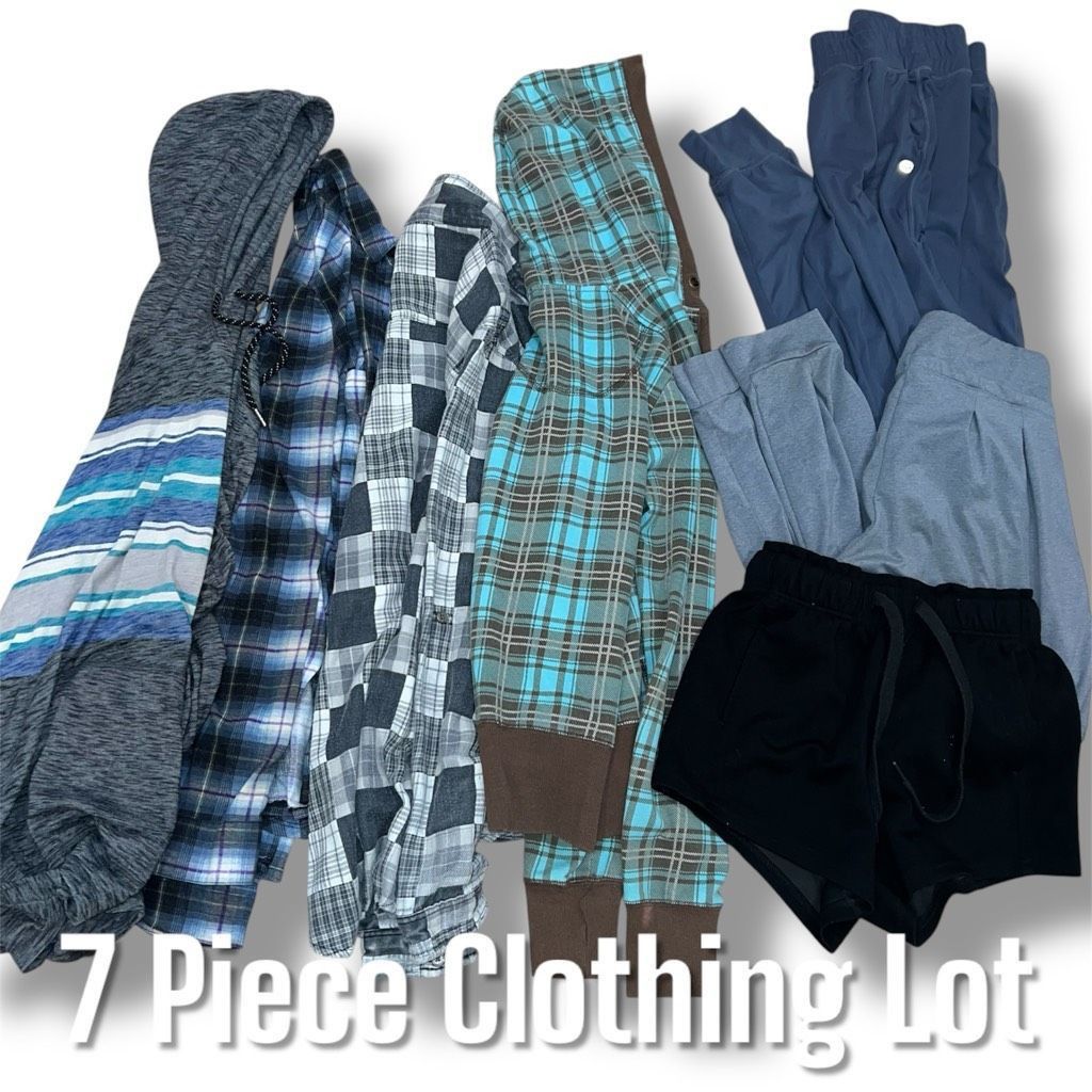 Asics 7 Piece Clothing Lot: Asics, Senita, Pinspark, Self Esteem, Wet Seal, Small-Med Size 26" / US 2 / IT 38 - 1 Thumbnail