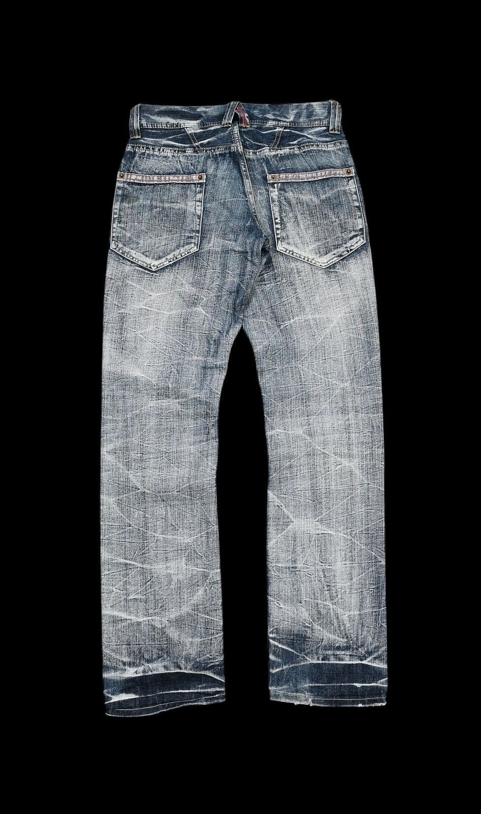 Tornado Mart Real Vintage Japanese Brand Acid Wash Denim Jeans Size US 30 / EU 46 - 4 Thumbnail