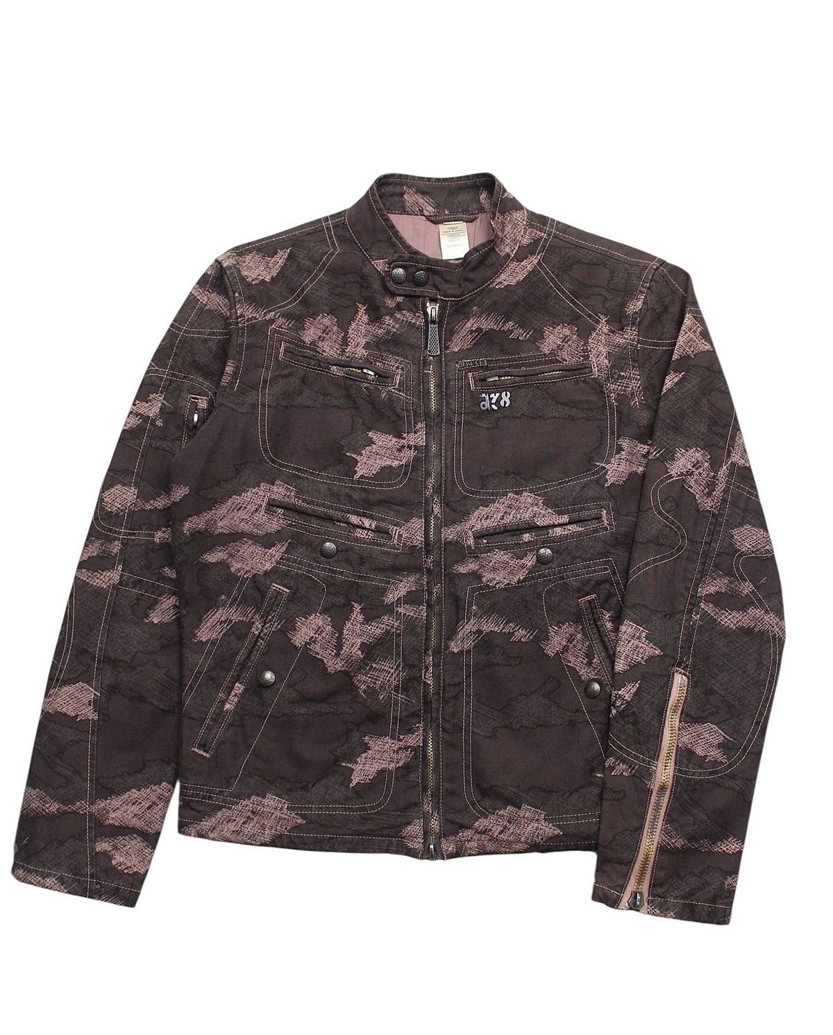 Designer × Diesel 2000S DIESEL D78 8-POCKET CAMOUFLAGE JACKET Size US S / EU 44-46 / 1 - 1 Thumbnail