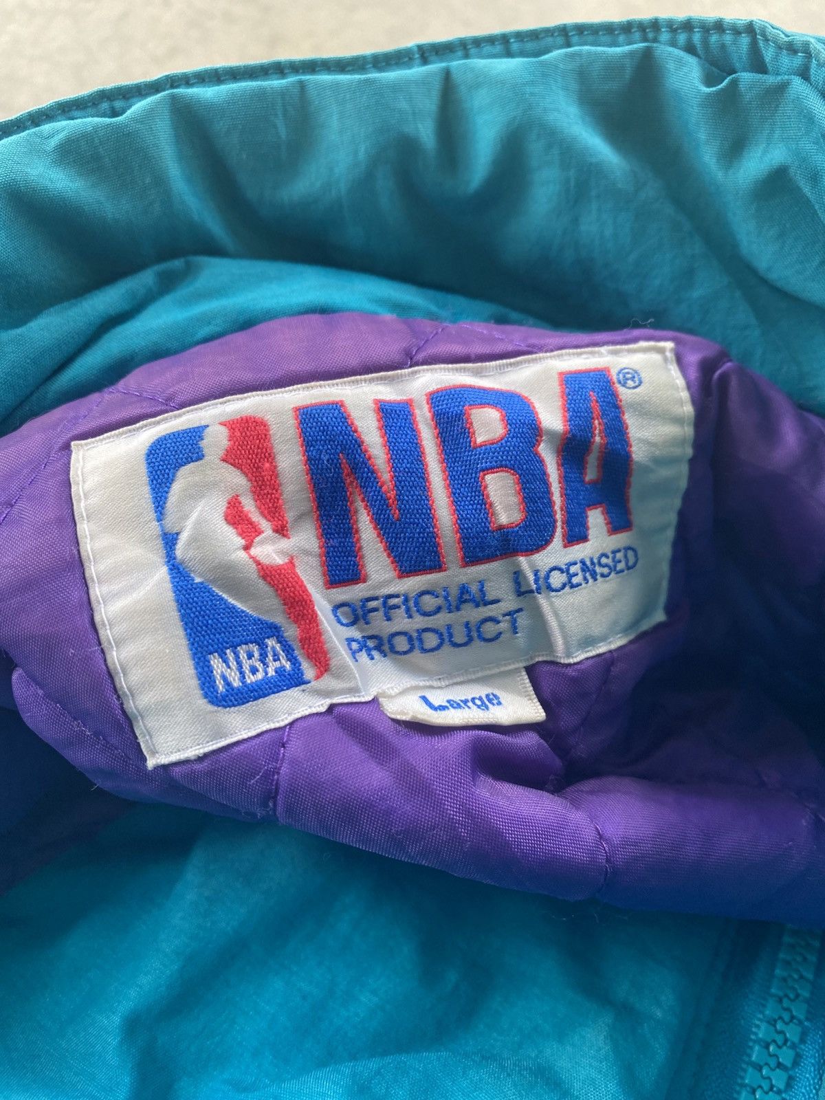 NBA × Starter × Vintage Vintage NBA Charlotte Hornets Jacket Size US L / EU 52-54 / 3 - 5 Thumbnail