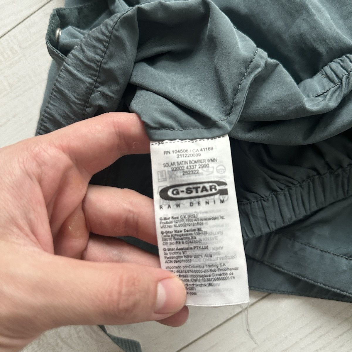 G-Star Vintage 00s G-Star Solar Satin Bomber light jacket y2k og Size L / US 10 / IT 46 - 11 Thumbnail