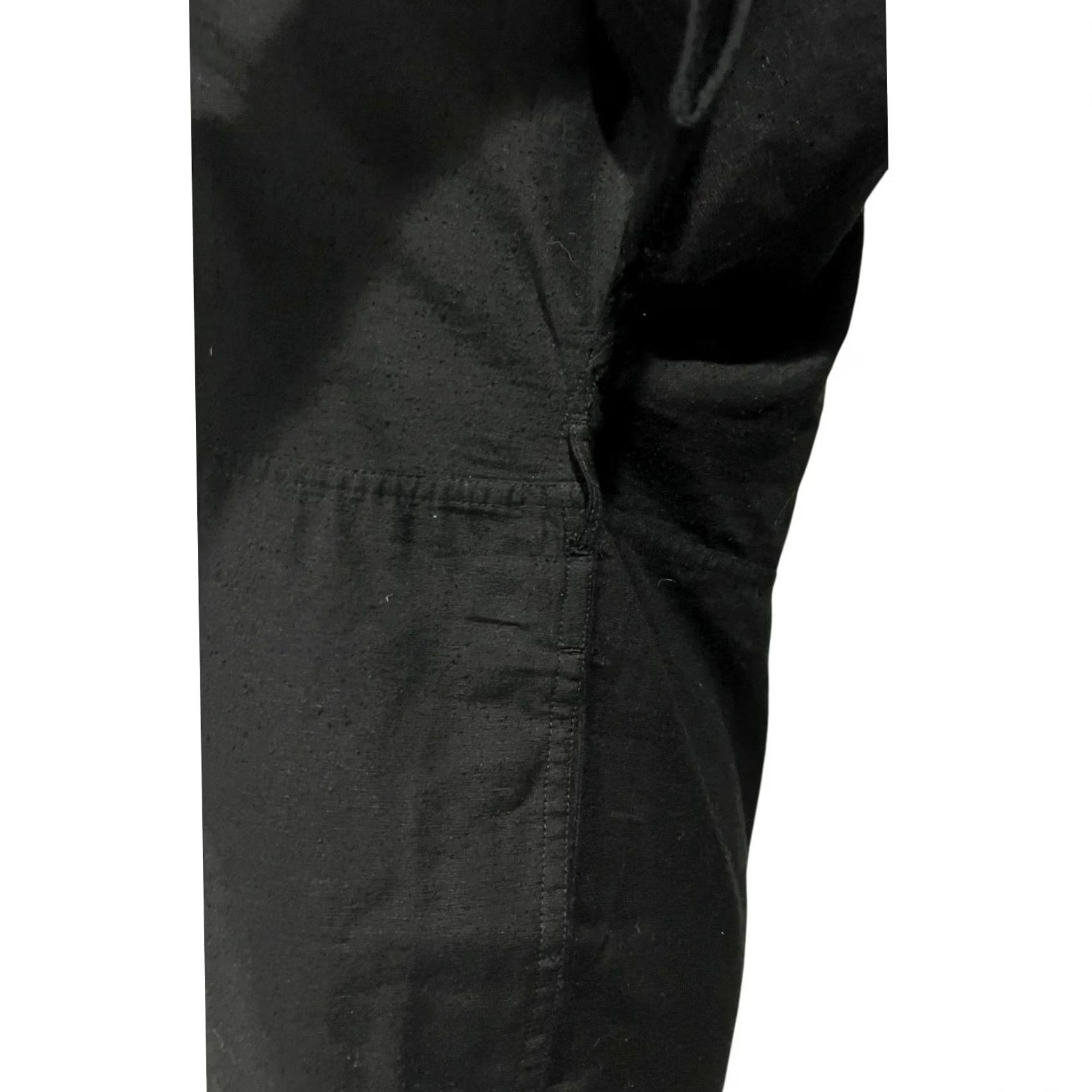 Billy Reid VINTAGE Billy Reid Women’s Jumpsuit Silk Black Short Sleeves Pockets Romper XS Size 26" / US 2 / IT 38 - 6 Thumbnail